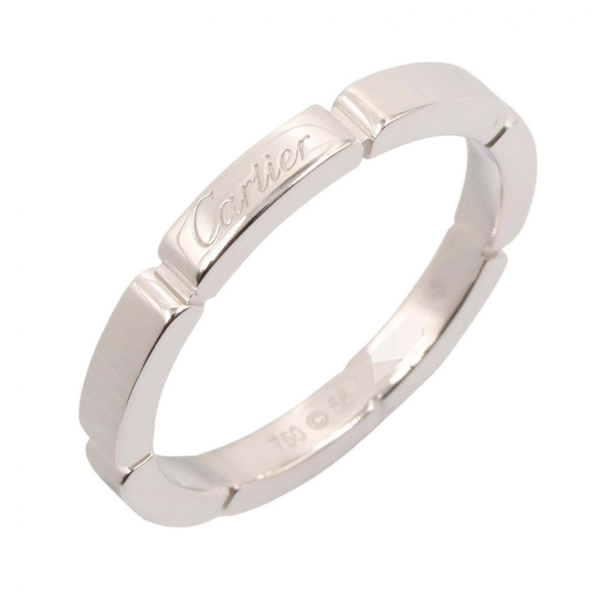 Cartier Silver White Gold (18K) Band Ring (Pre-Owned)