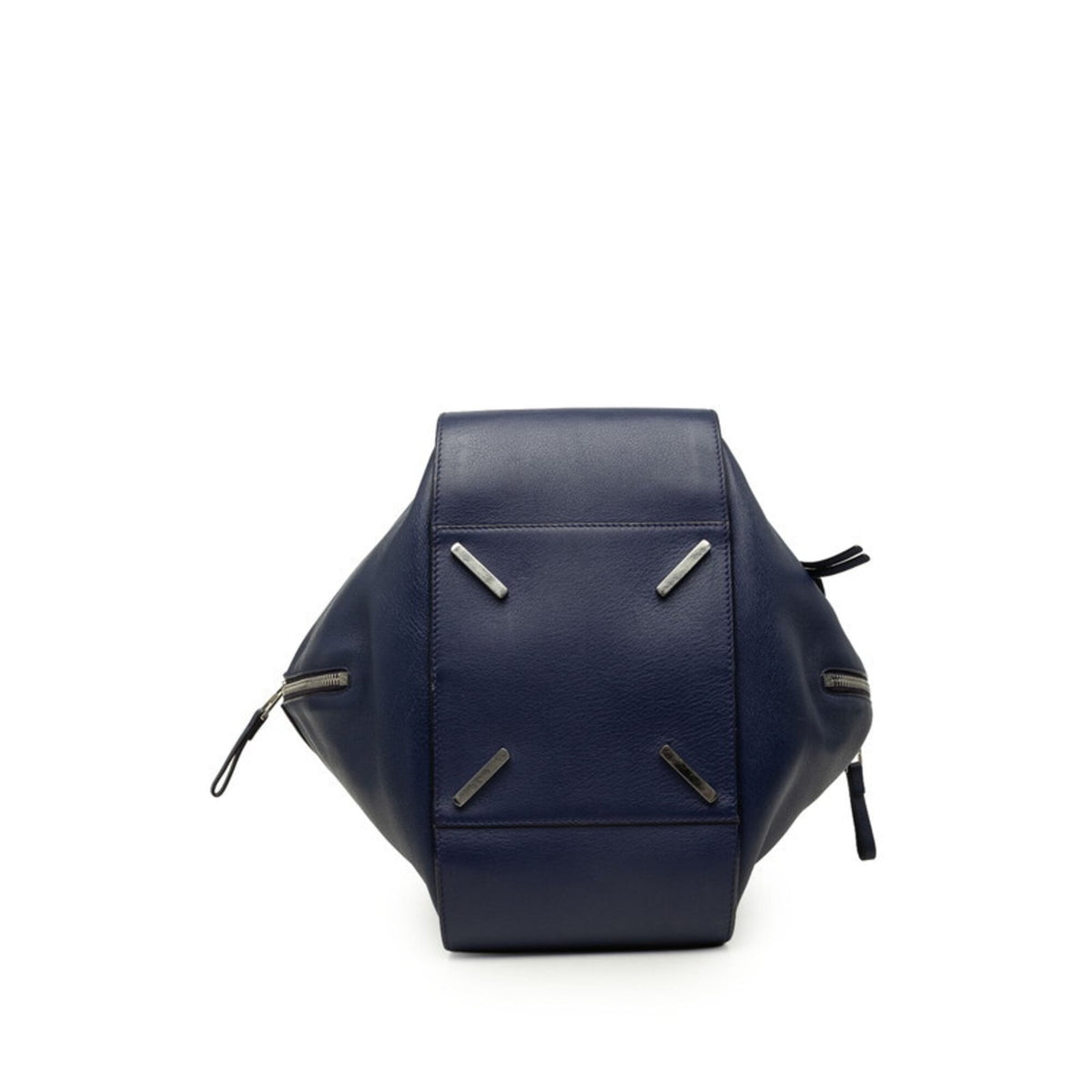 Loewe Blue Leather Handbag Shoulder Bag (Pre-Owned)