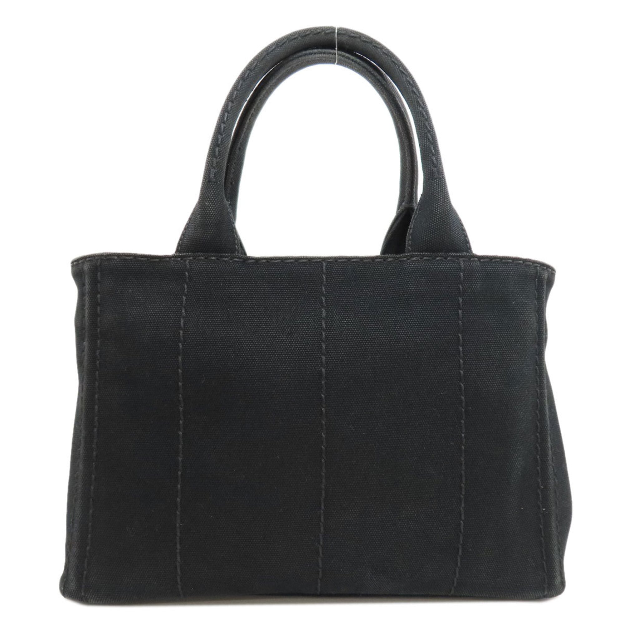 Prada Black Canvas Tote Bag (Pre-Owned)