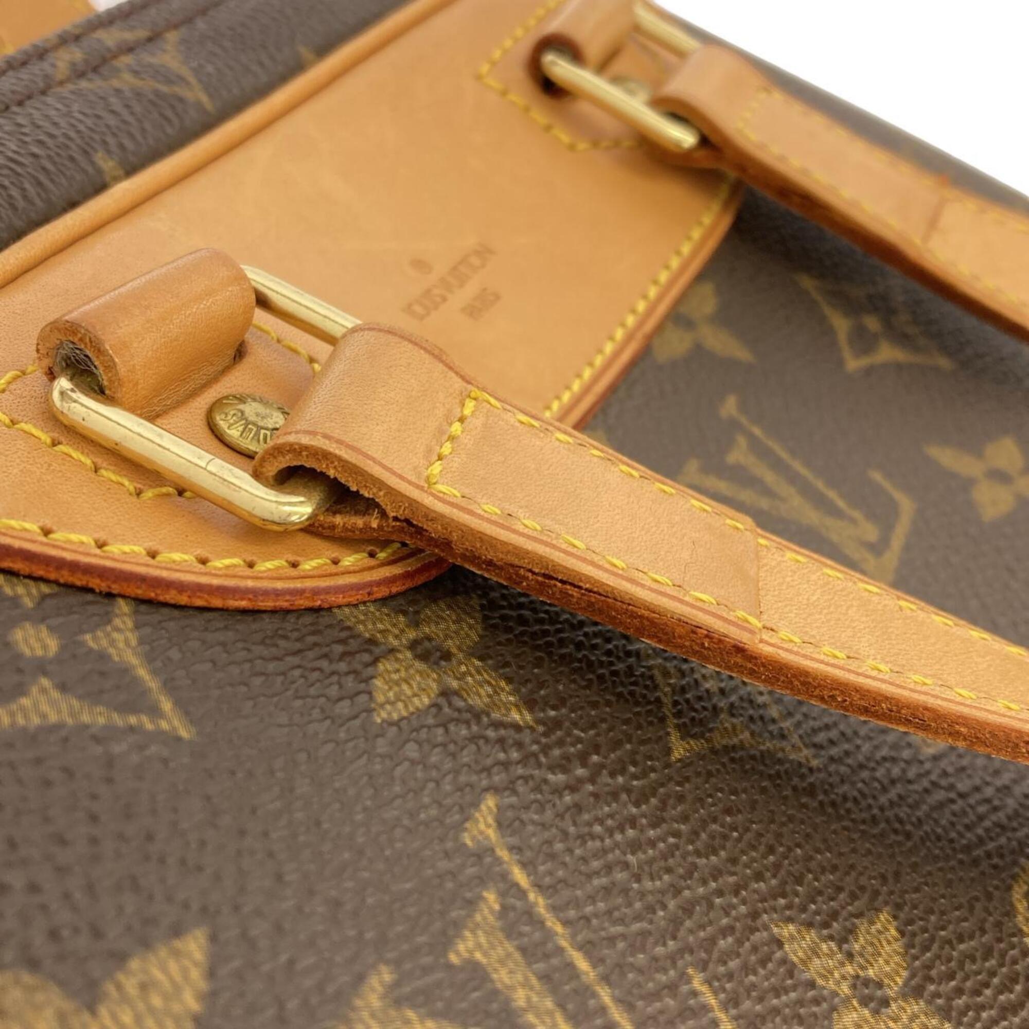 Louis Vuitton Marron Coated Canvas Handbag (Pre-Owned)
