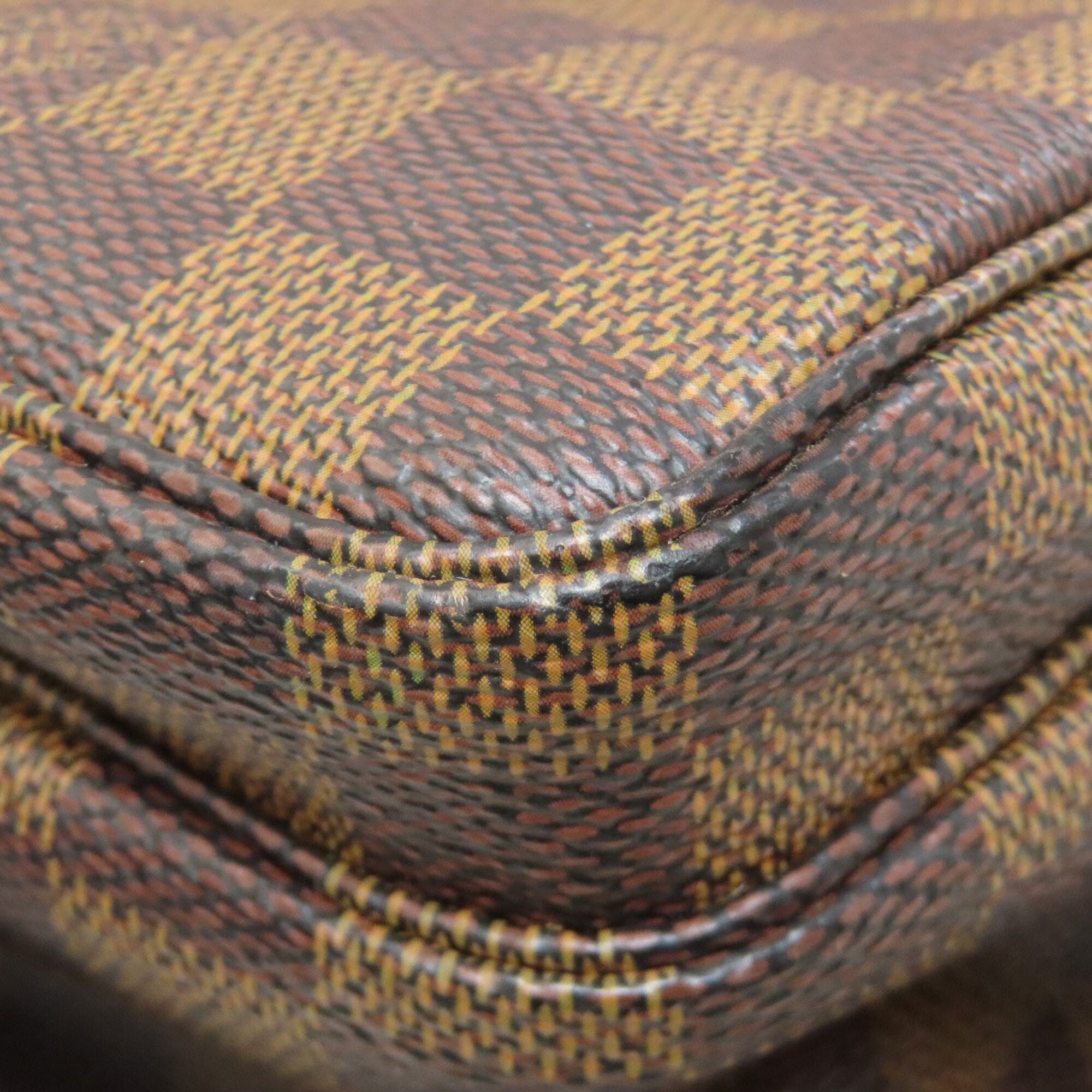 Louis Vuitton Brown Damier Canvas Ebene Damier Canvas Shoulder Bag (Pre-Owned)