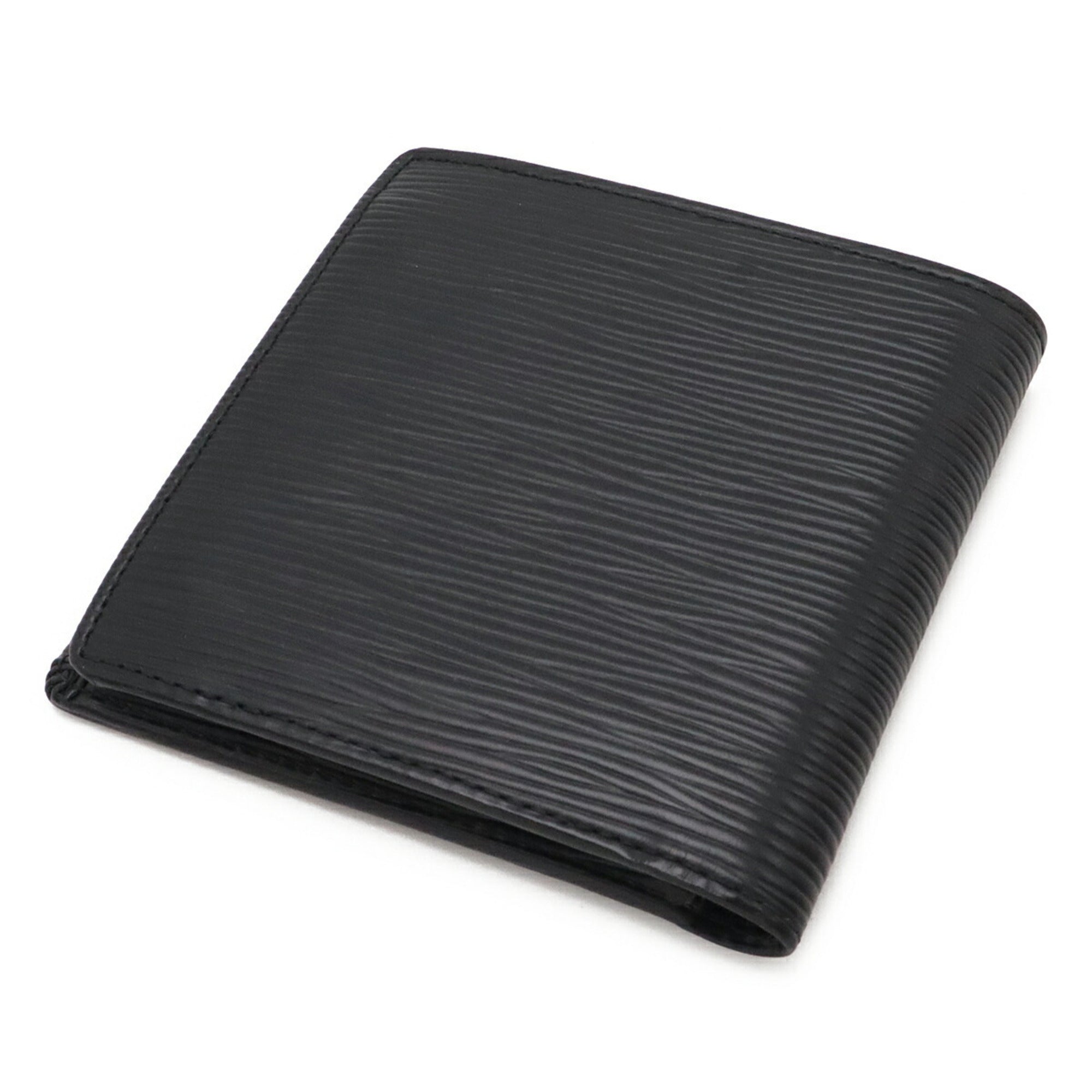 Louis Vuitton Noir Epi Leather Wallet (Bi-Fold) (Pre-Owned)