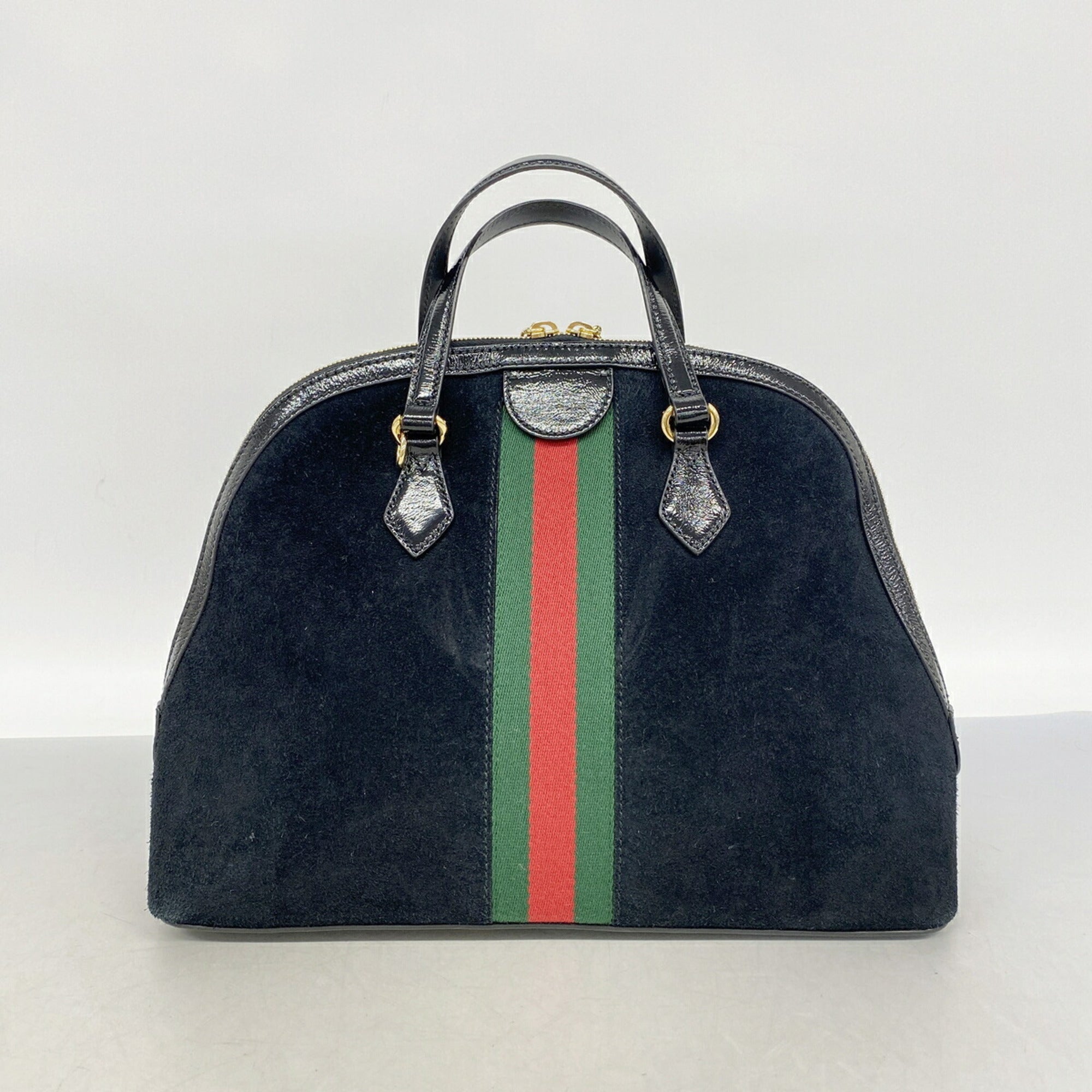 Gucci Black Suede Handbag (Pre-Owned)