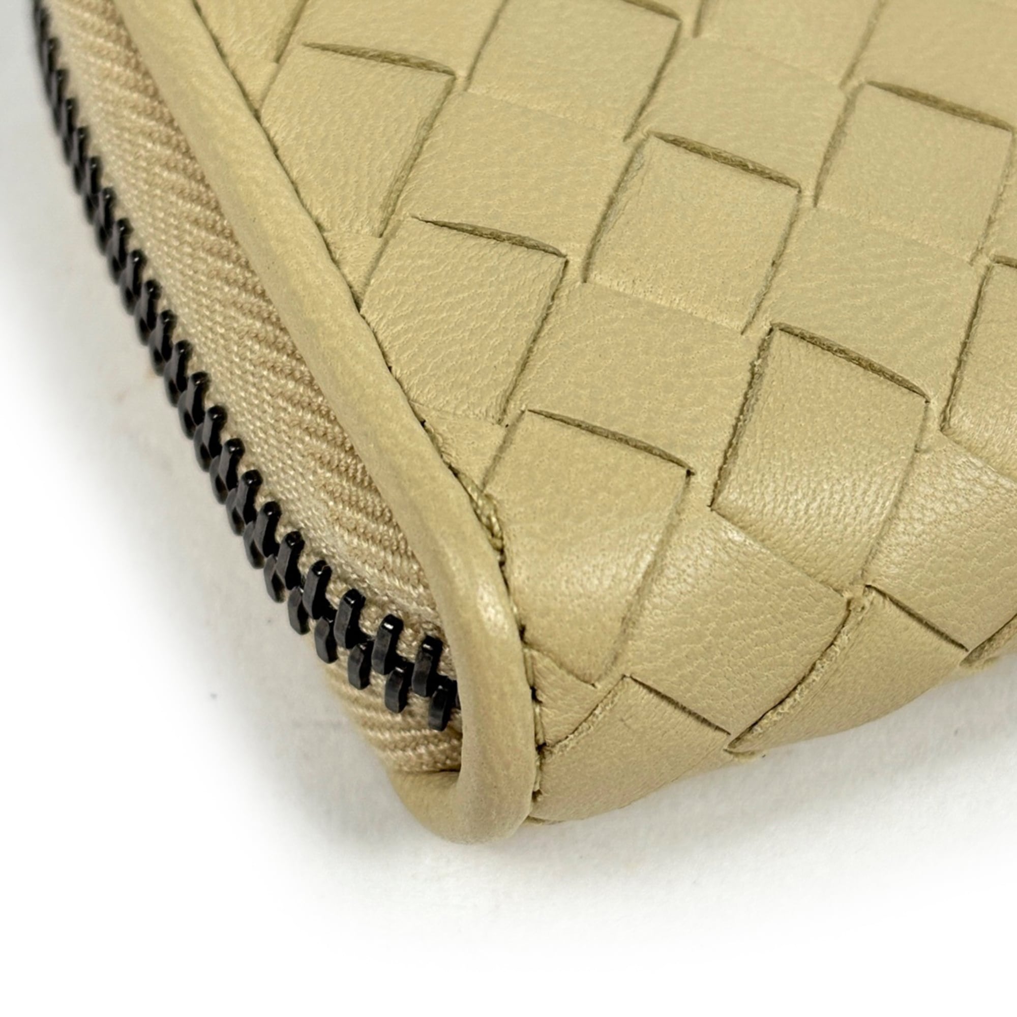 Bottega Veneta Yellow Leather Coin Purse/Coin Case (Pre-Owned)