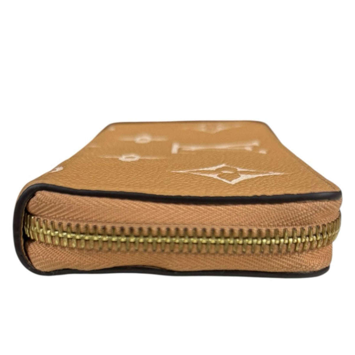 Louis Vuitton Monogram Empreinte Beige Galle Or Monogram Empreinte Coin Purse/Coin Case (Pre-Owned)