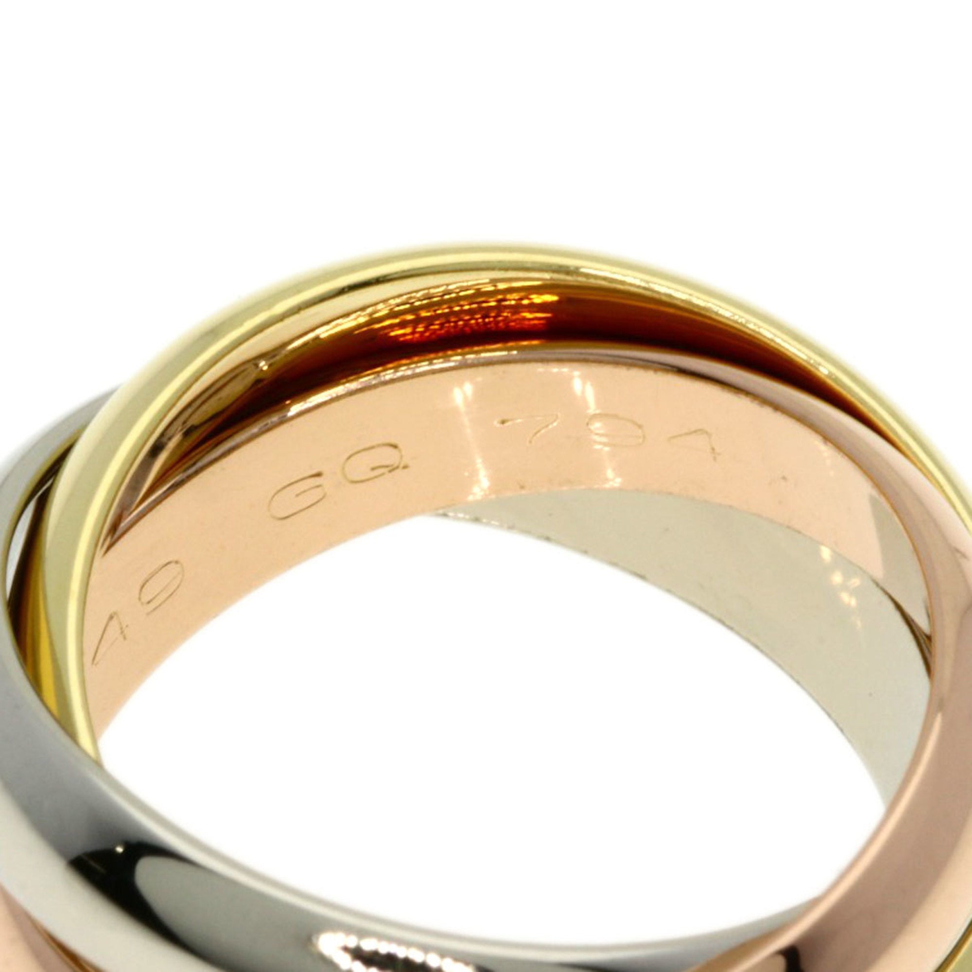 Cartier Pink Gold (18K) White Gold (18K) Yellow Gold (18K) Band Ring (Pre-Owned)