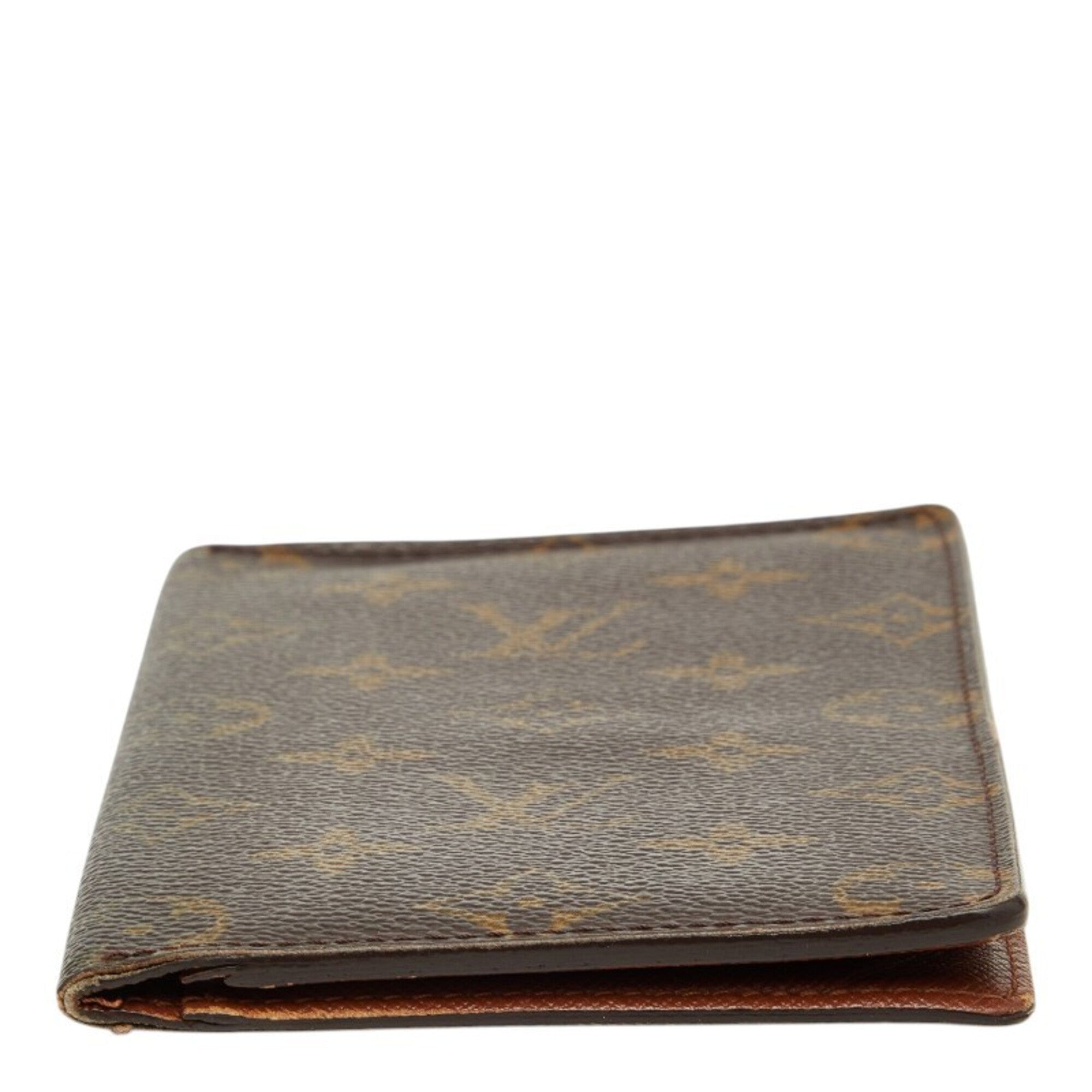 Louis Vuitton Monogram Brown Pvc Leather Long Wallet (Bi-Fold) (Pre-Owned)