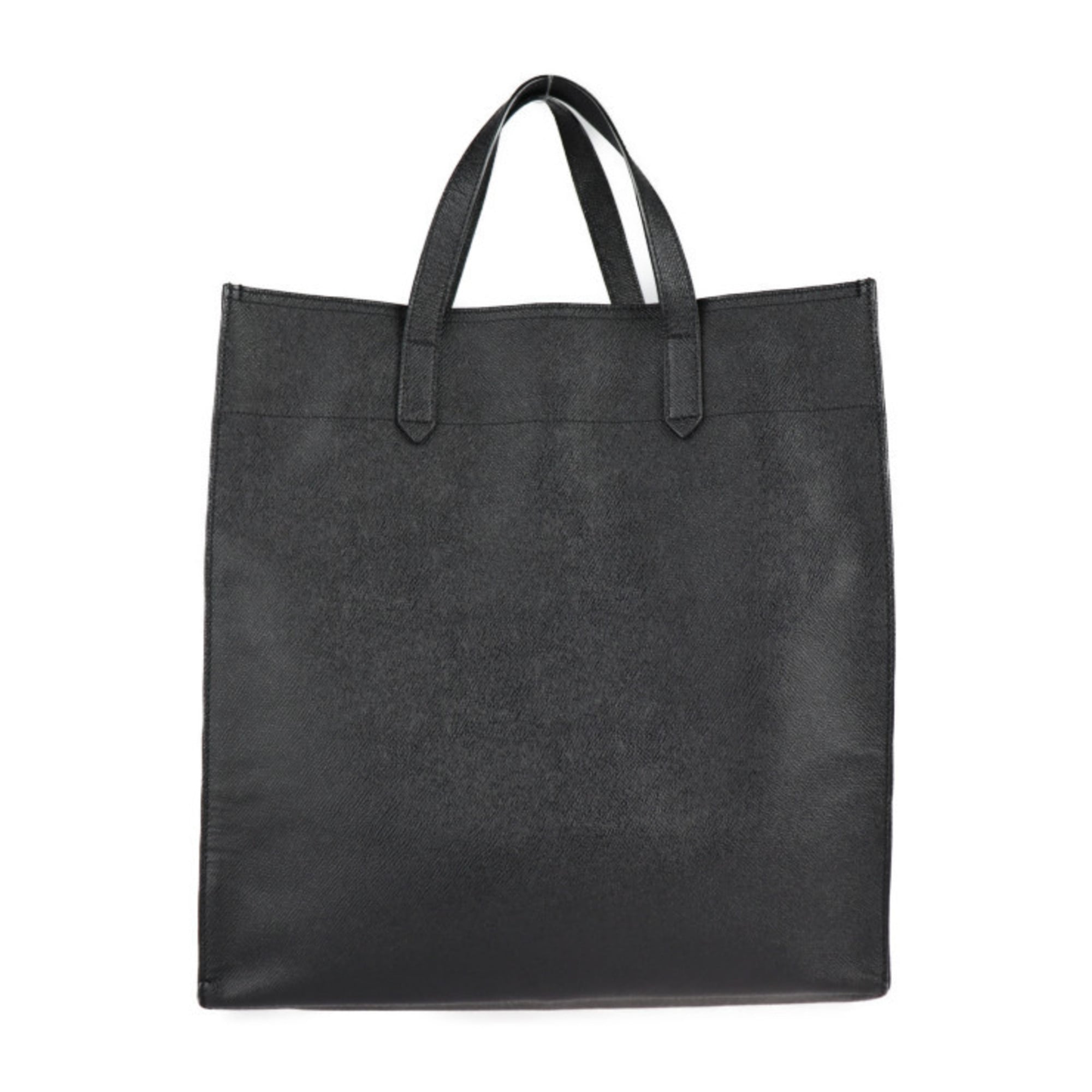 Givenchy Black Leather Handbag Shopping Bag Shoulder Bag Tote Bag (Pre-Owned)