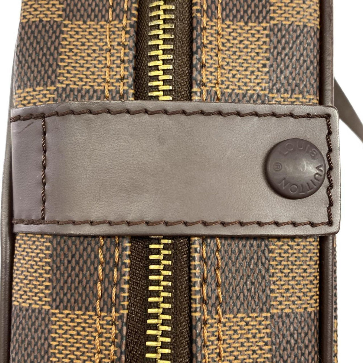 Louis Vuitton Brown Coated Canvas Shoulder Bag (Pre-Owned)