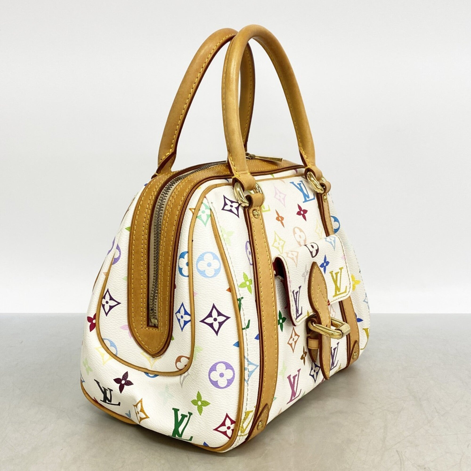 Louis Vuitton Blanc Handbag (Pre-Owned)