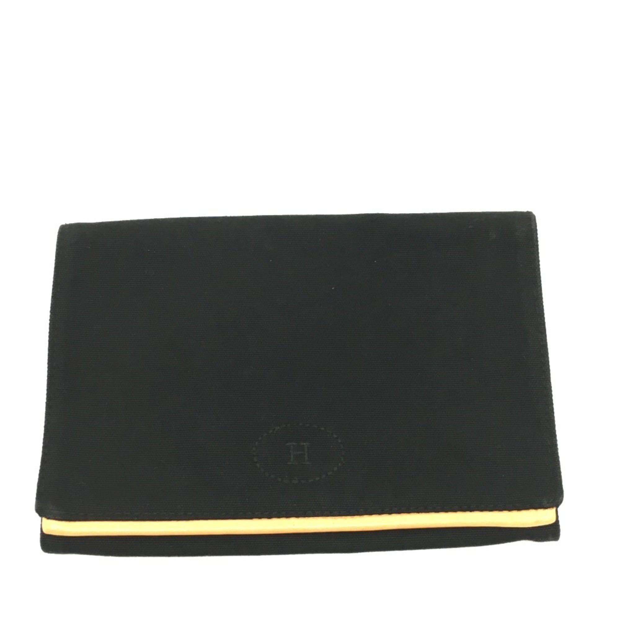 Hermes Bolide Black Canvas Pouch (Pre-Owned)