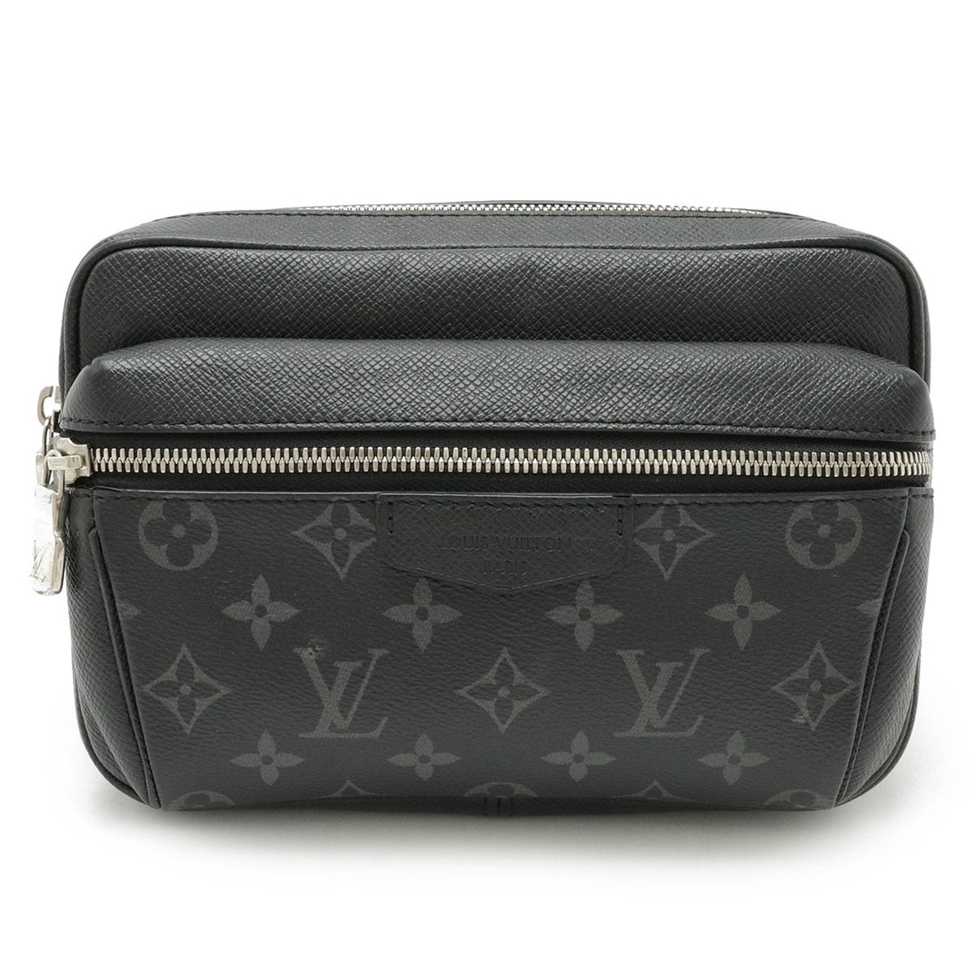 Louis Vuitton Noir Monogram Eclipse Taiga Leather Fanny Pack (Pre-Owned)