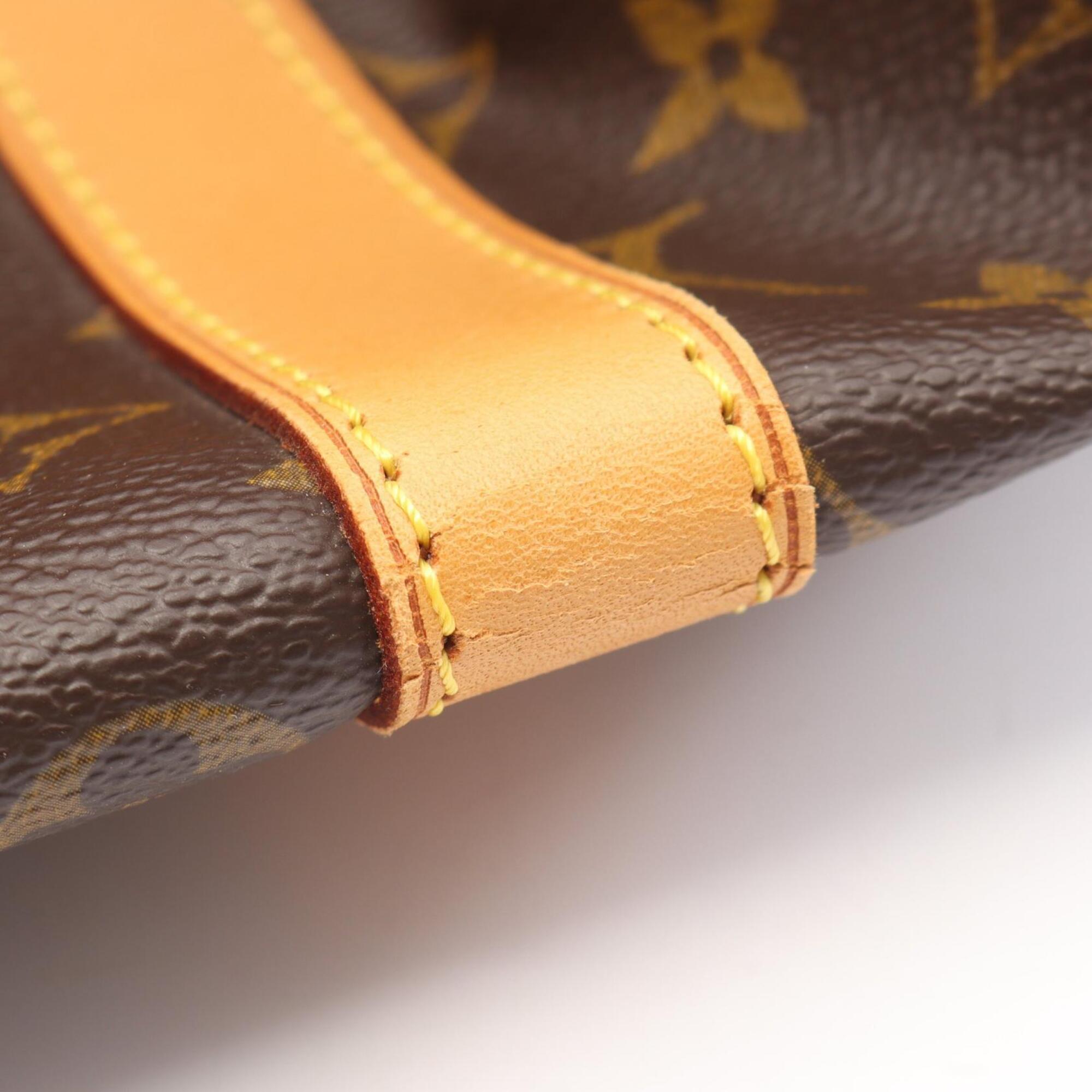 Louis Vuitton Brown Monogram Pvc Coated Canvas Leather Boston Bag Handbag (Pre-Owned)