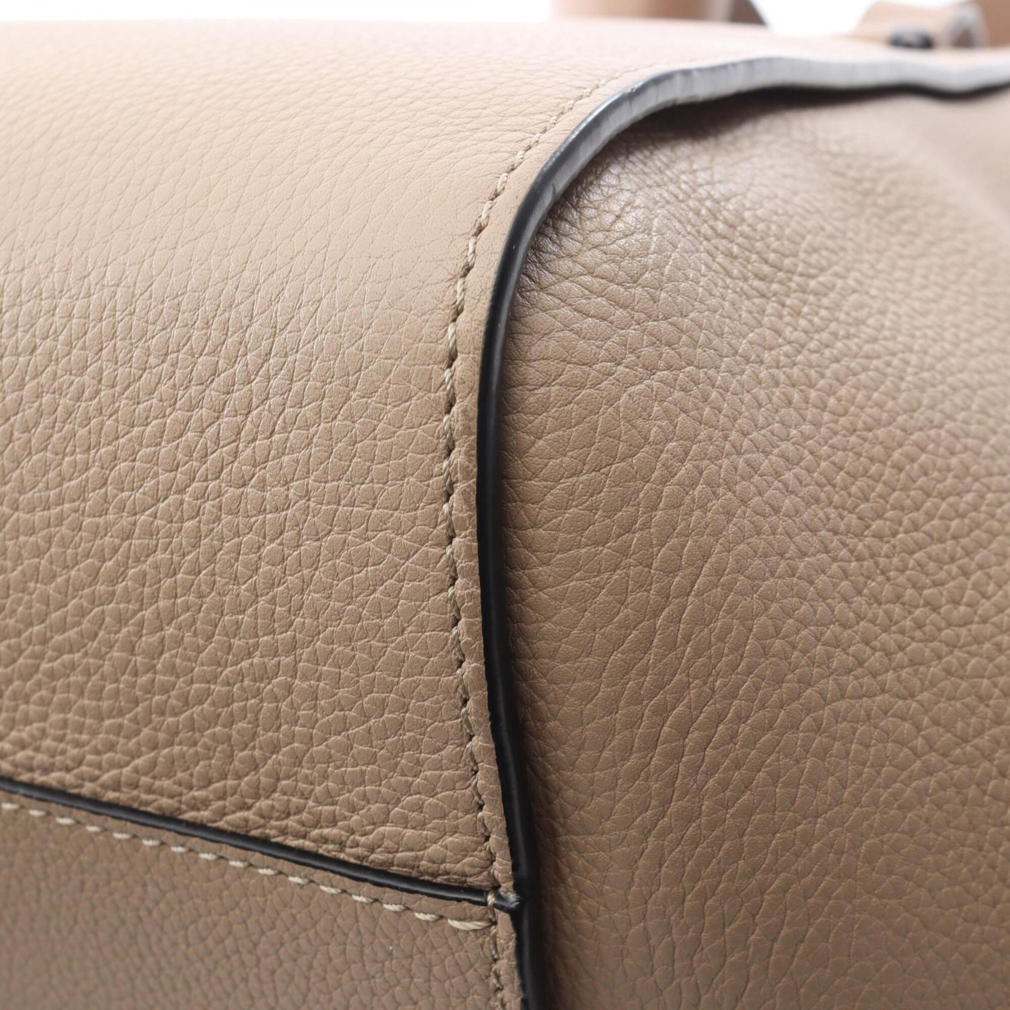 Loewe Hammock Beige Leather Handbag (Pre-Owned)
