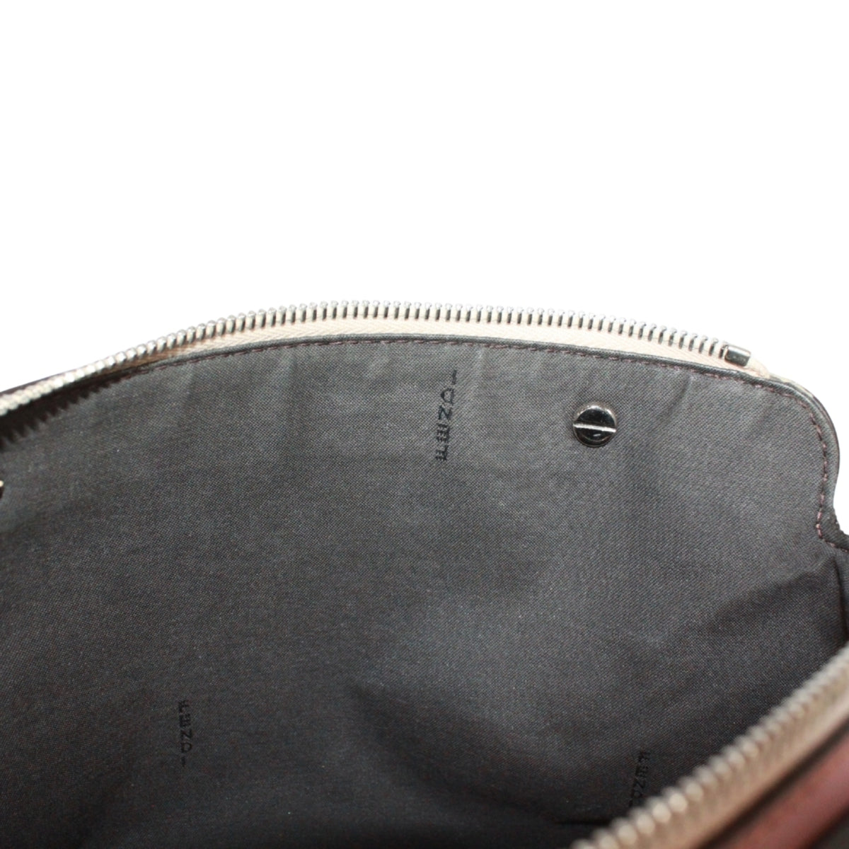 Fendi Black Ivory Pink Leather Handbag Shoulder Bag (Pre-Owned)