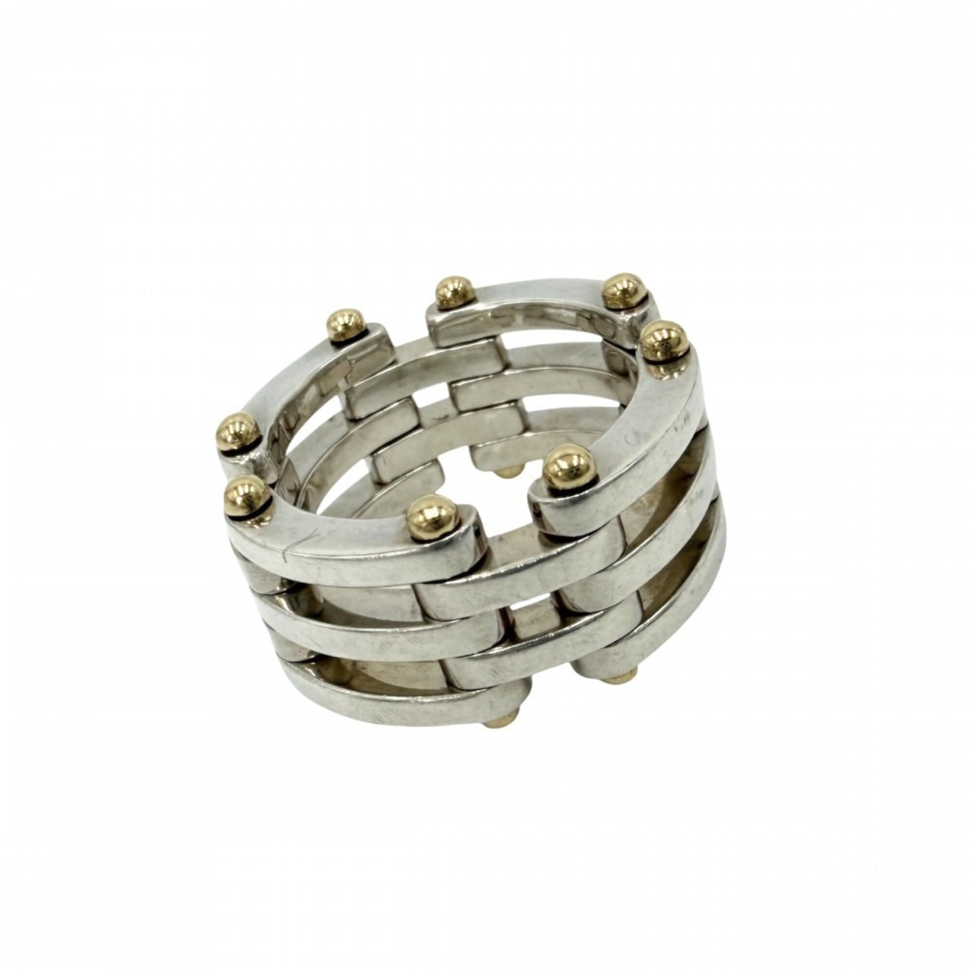 Tiffany Silver Silver 925 Yellow Gold (Pre-Owned)