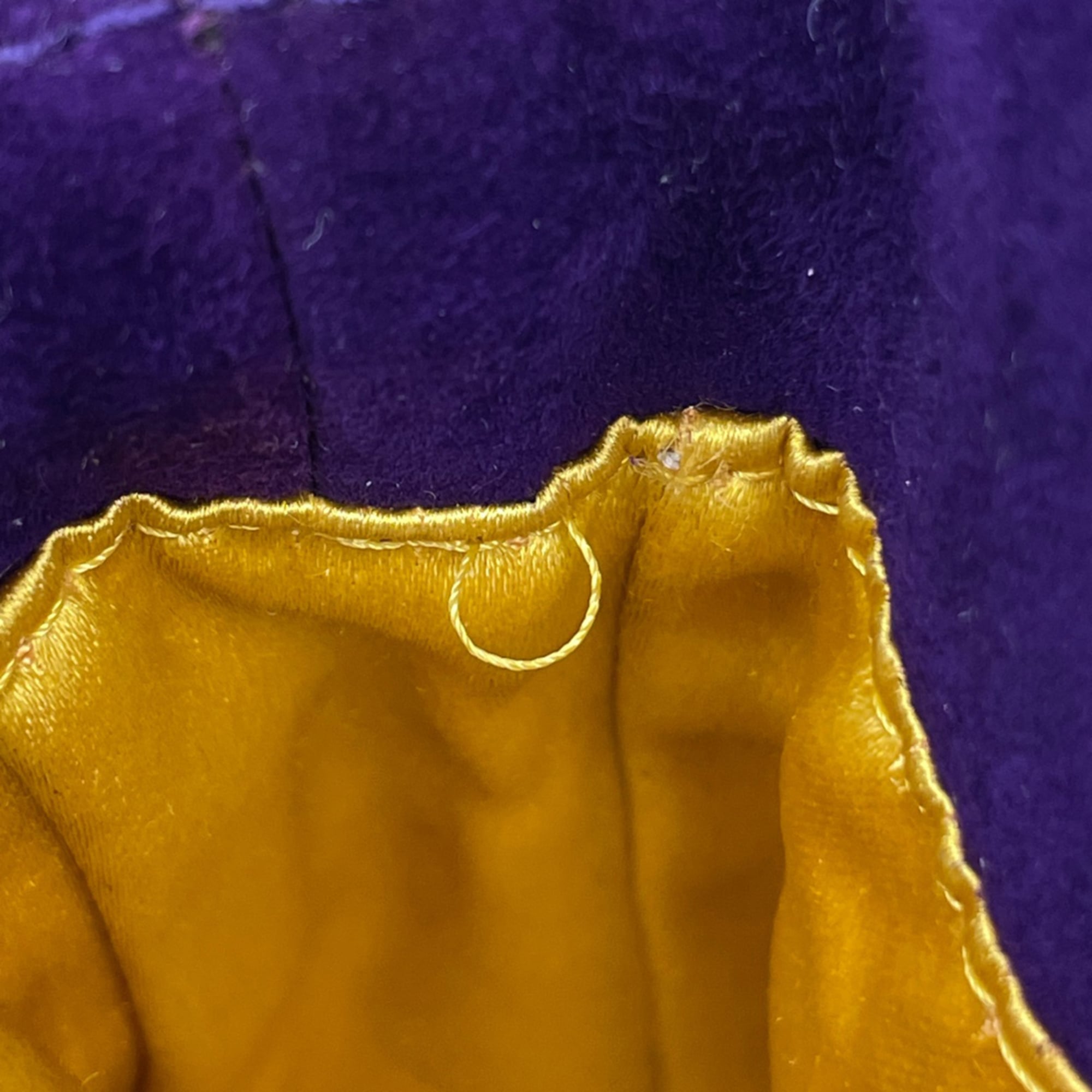 Fendi Purple Suede Leather Shoulder Bag (Pre-Owned)