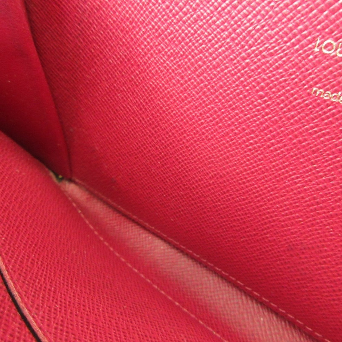 Louis Vuitton Monogram Brown Fuchsia Pink Monogram Long Wallet (Bi-Fold) (Pre-Owned)