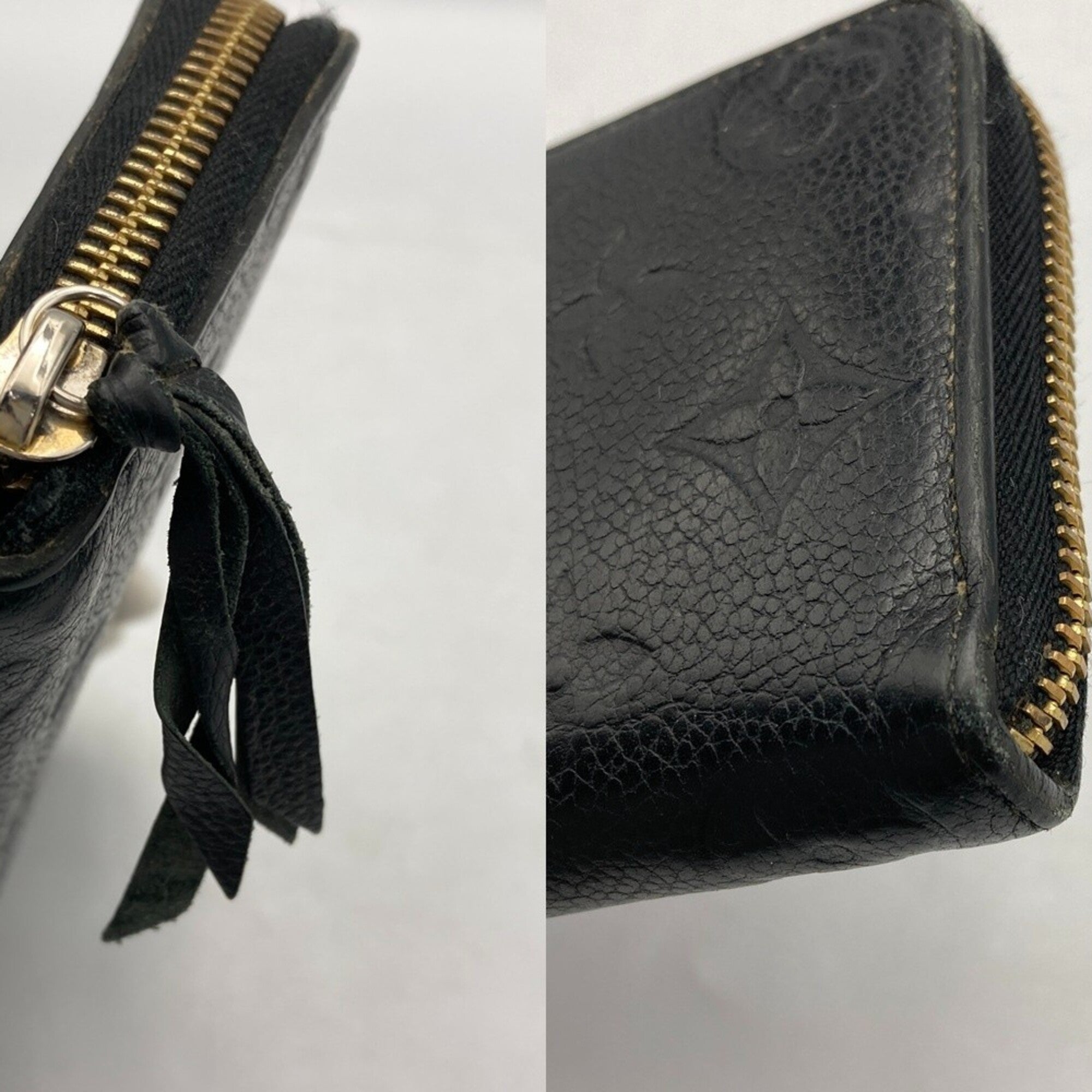 Louis Vuitton Monogram Empreinte Black Monogram Empreinte Long Wallet (Bi-Fold) (Pre-Owned)