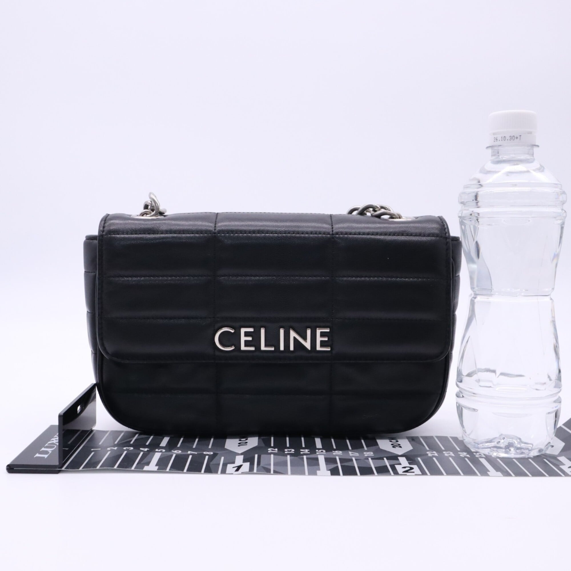 Celine Black Leather Shoulder Bag (Pre-Owned)