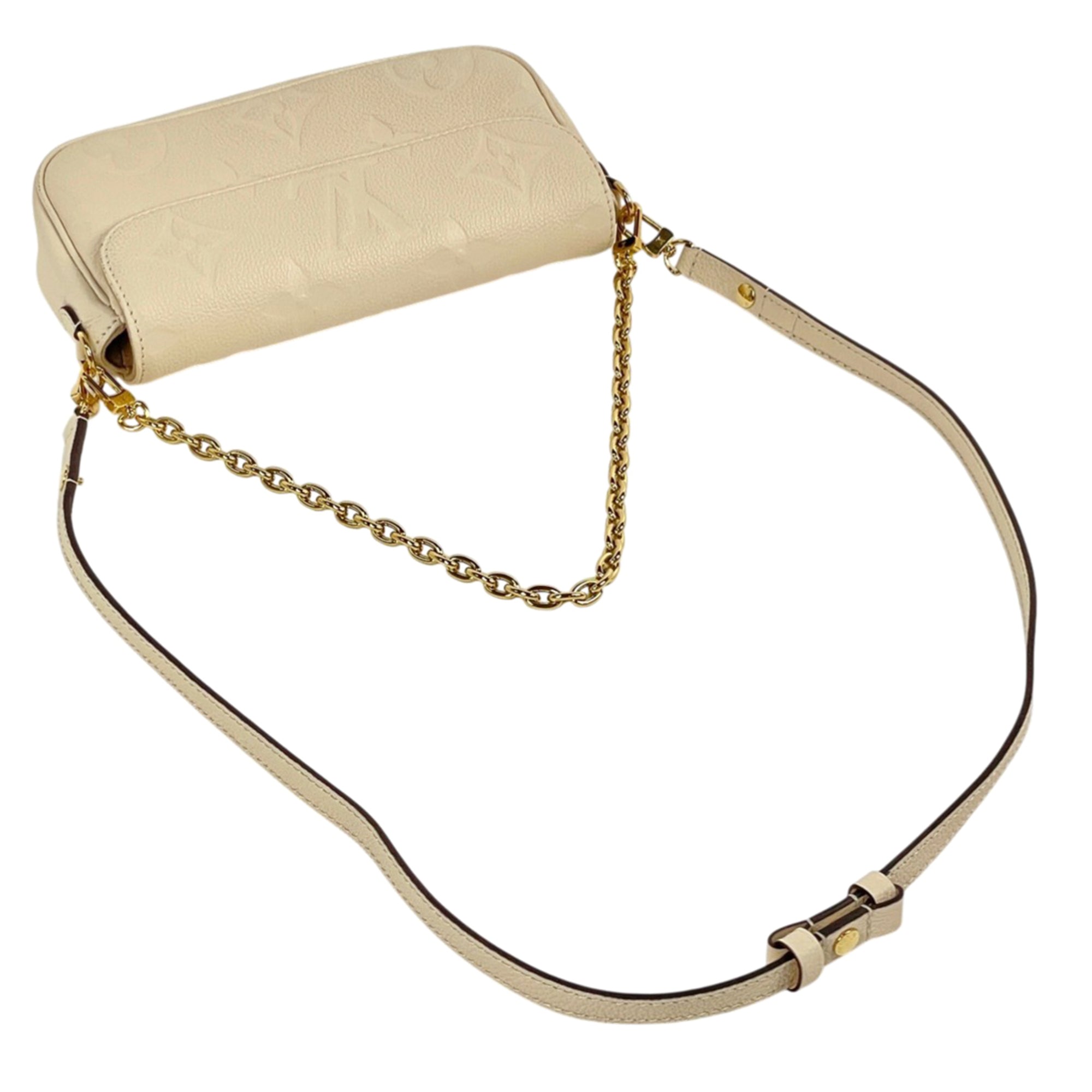 Louis Vuitton White Monogram Empreinte Shoulder Bag (Pre-Owned)
