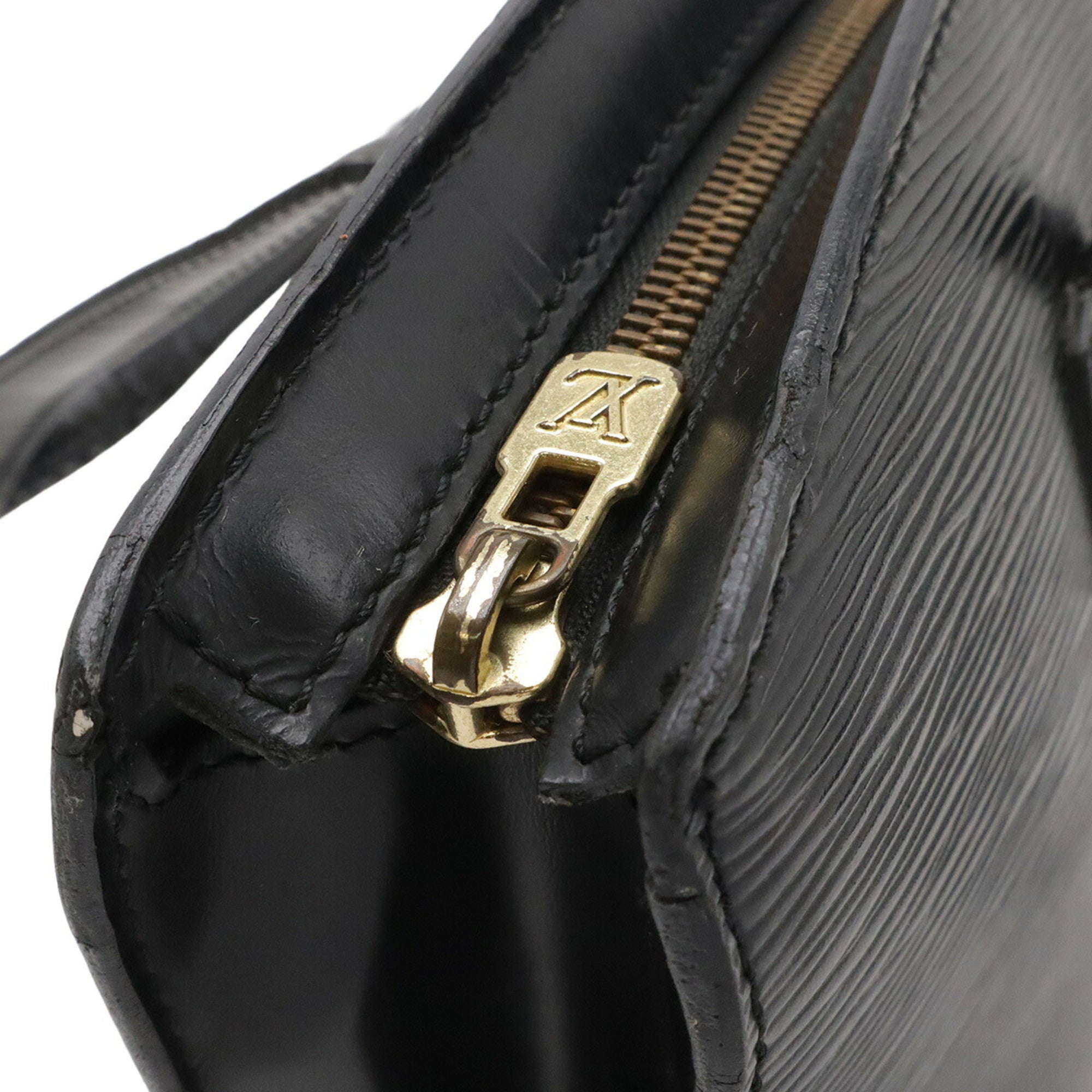 Louis Vuitton Black Galle Noir Epi Leather Handbag Tote Bag (Pre-Owned)