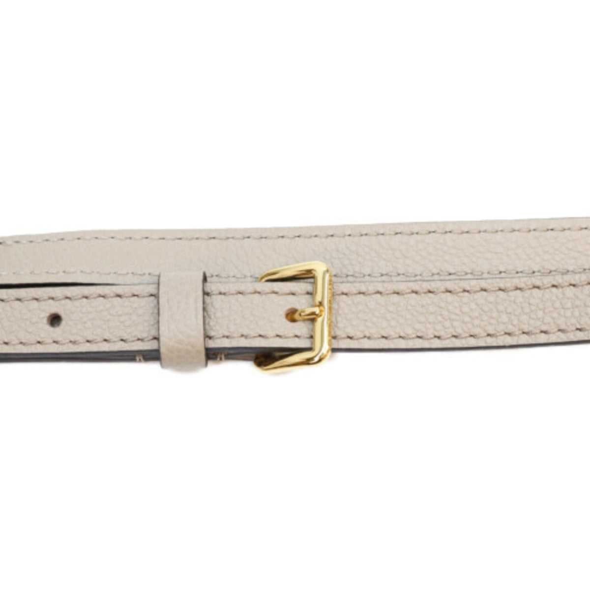 Louis Vuitton Grayish Ivory Monogram Empreinte Shoulder Bag (Pre-Owned)