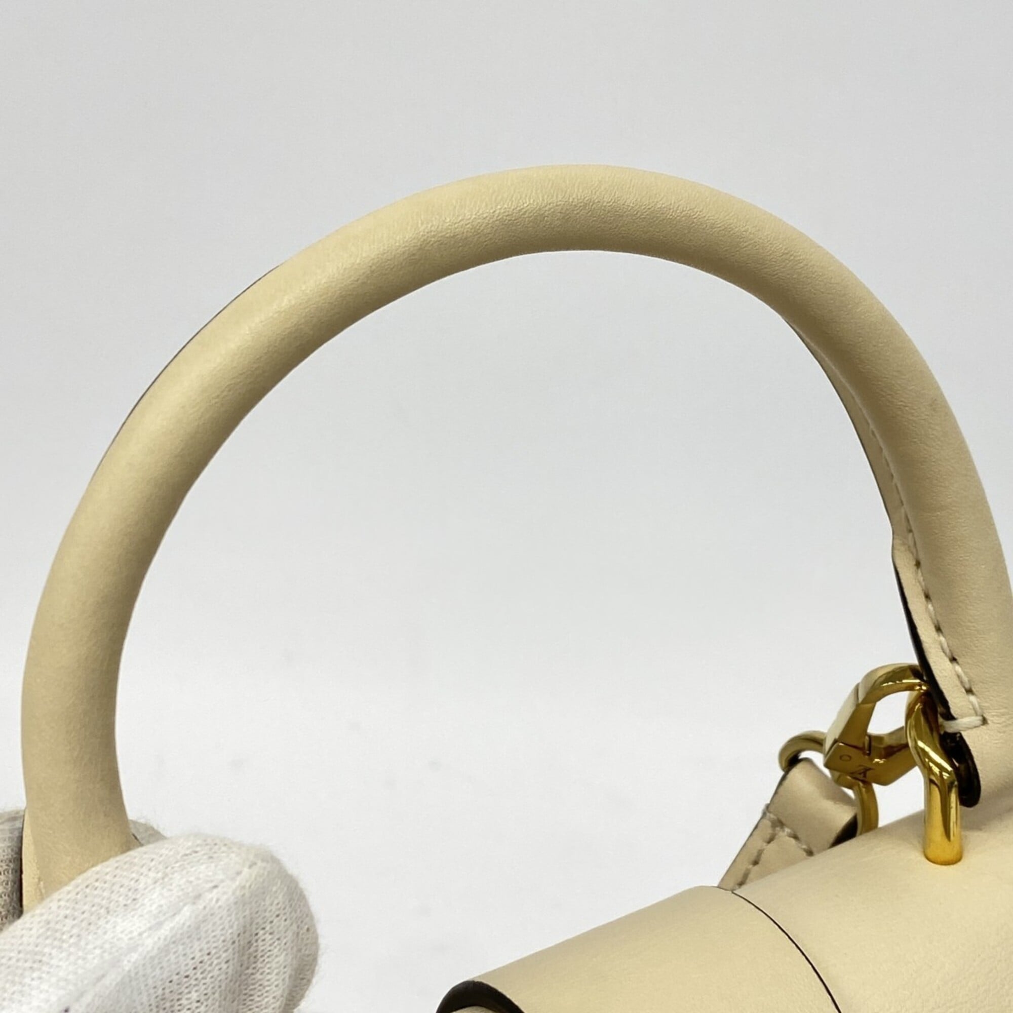 Louis Vuitton Brown Cream Handbag (Pre-Owned)