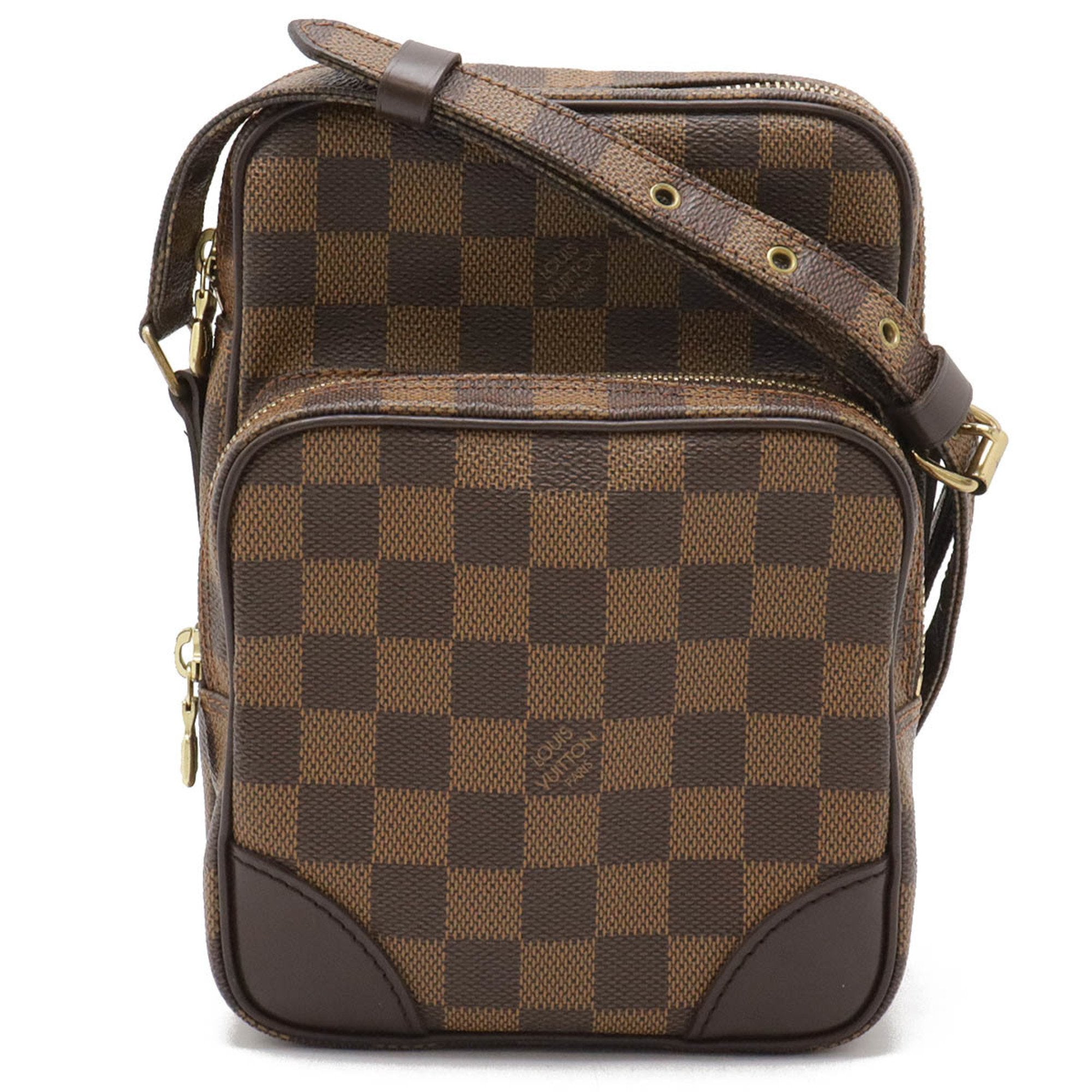 Louis Vuitton Brown Damier Canvas Pvc Shoulder Bag (Pre-Owned)
