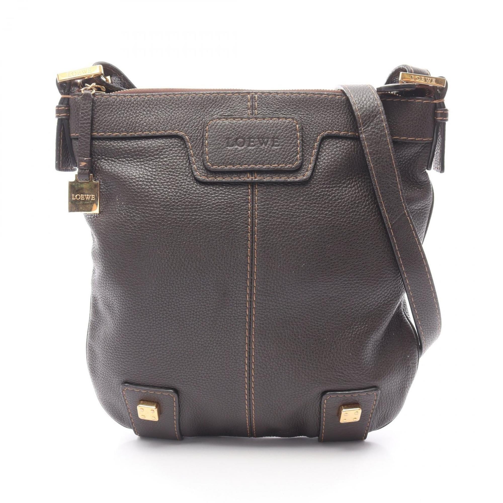 Loewe Brown Leather Shoulder Bag (Pre-Owned)
