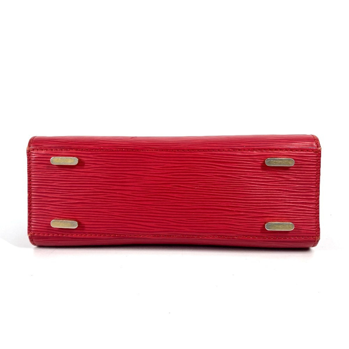 Louis Vuitton Red Color Epi Leather Handbag Tote Bag (Pre-Owned)