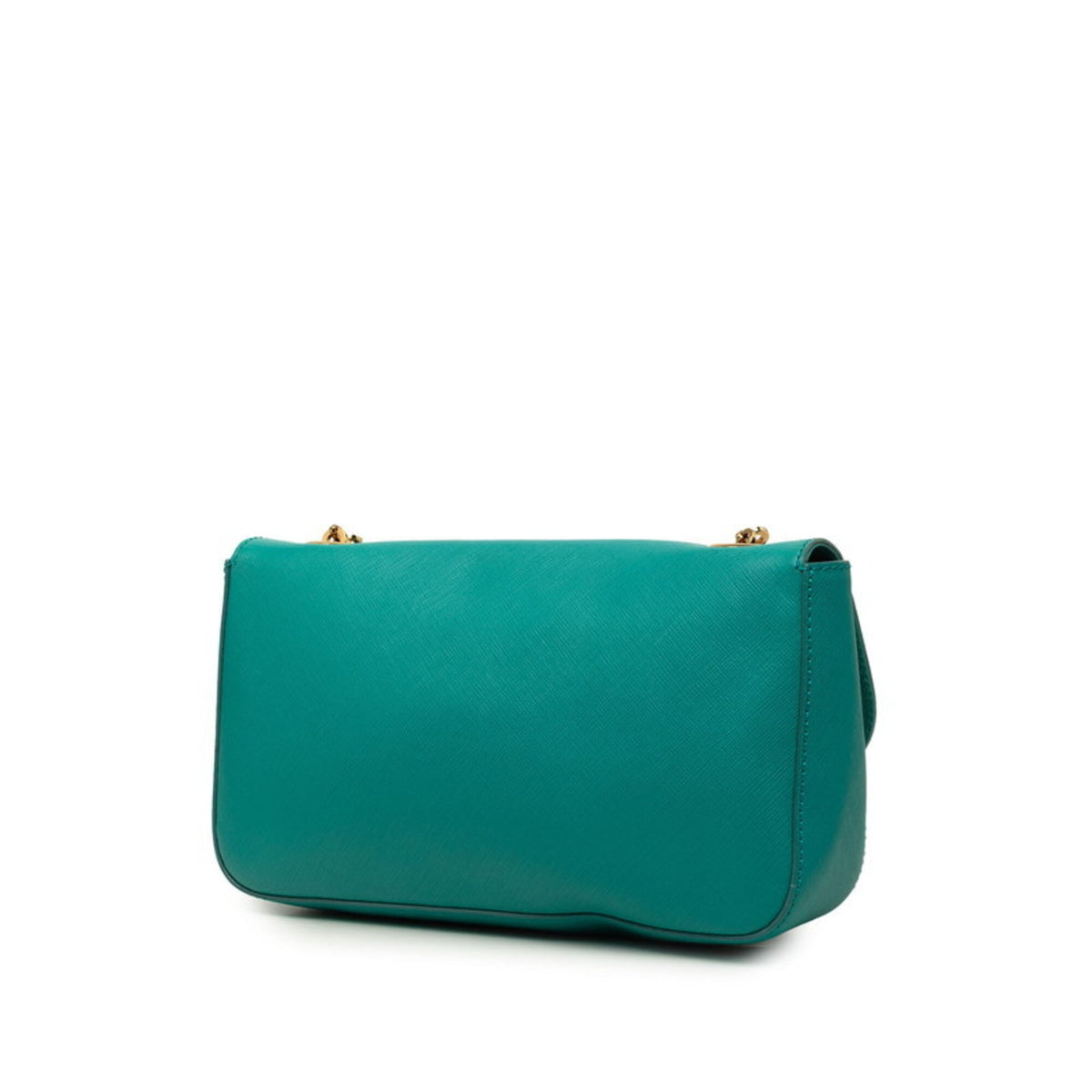 Salvatore Ferragamo Green Leather Handbag (Pre-Owned)