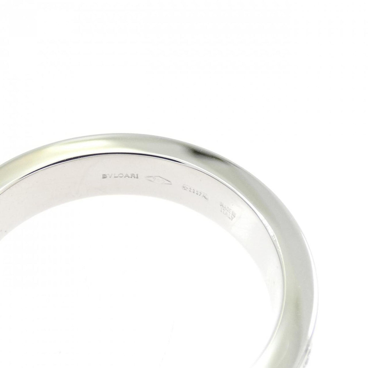 Bvlgari White Gold White Gold (18K) Band Ring (Pre-Owned)