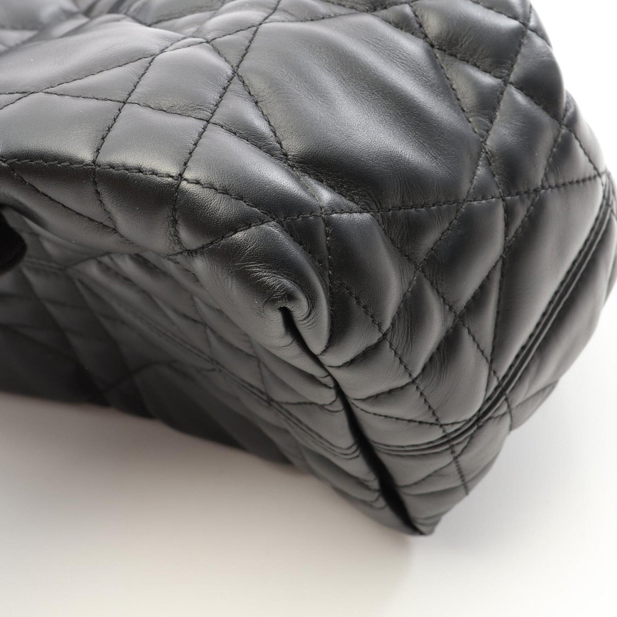 Christian Dior Black Leather Handbag Pouch (Pre-Owned)