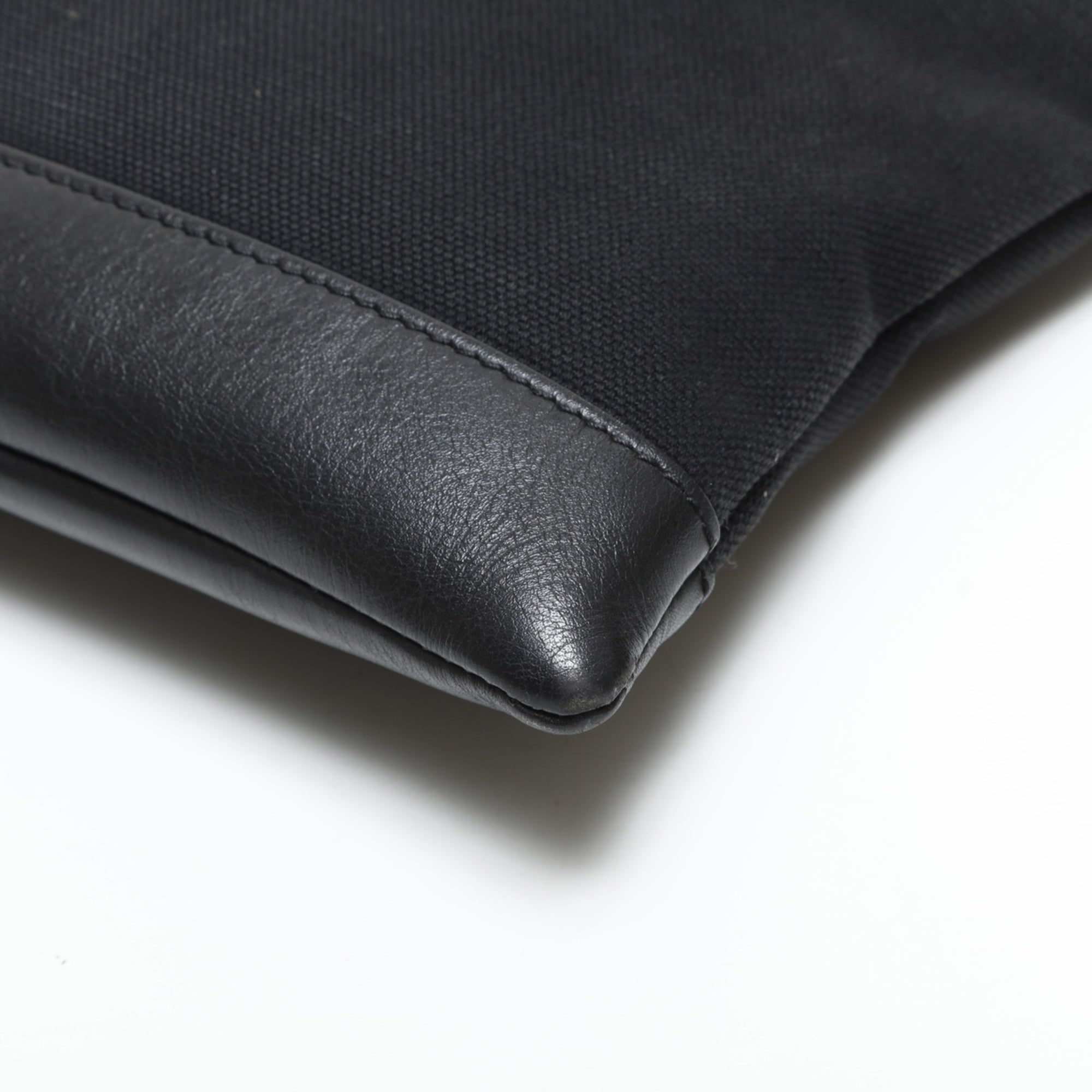 Balenciaga Black Canvas Clutch Bag (Pre-Owned)