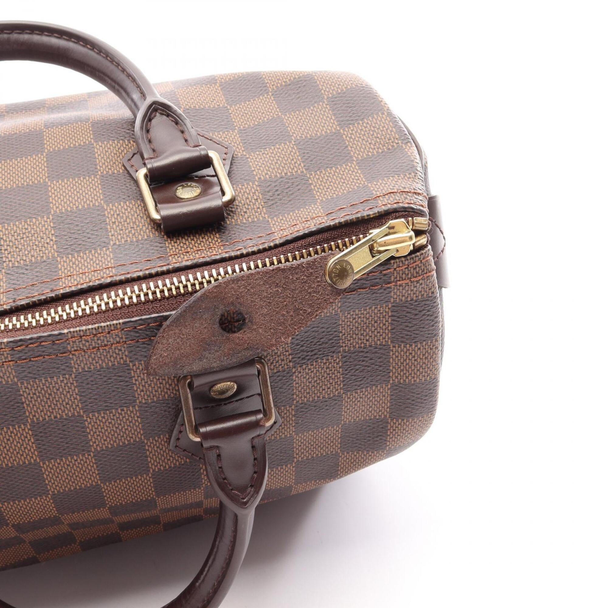 Louis Vuitton Brown Coated Canvas Leather Handbag (Pre-Owned)