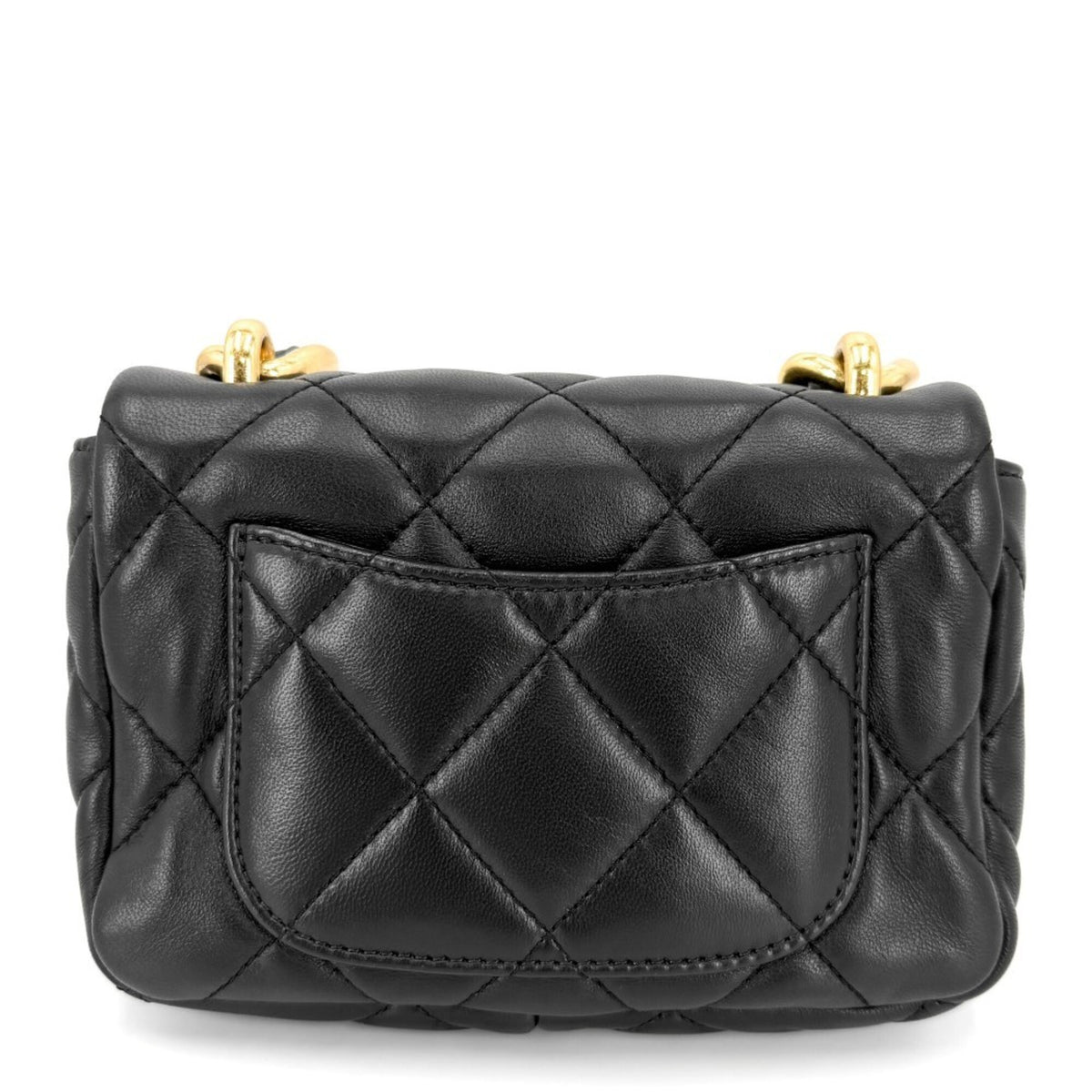 Chanel Black Leather Shoulder Bag (Pre-Owned)