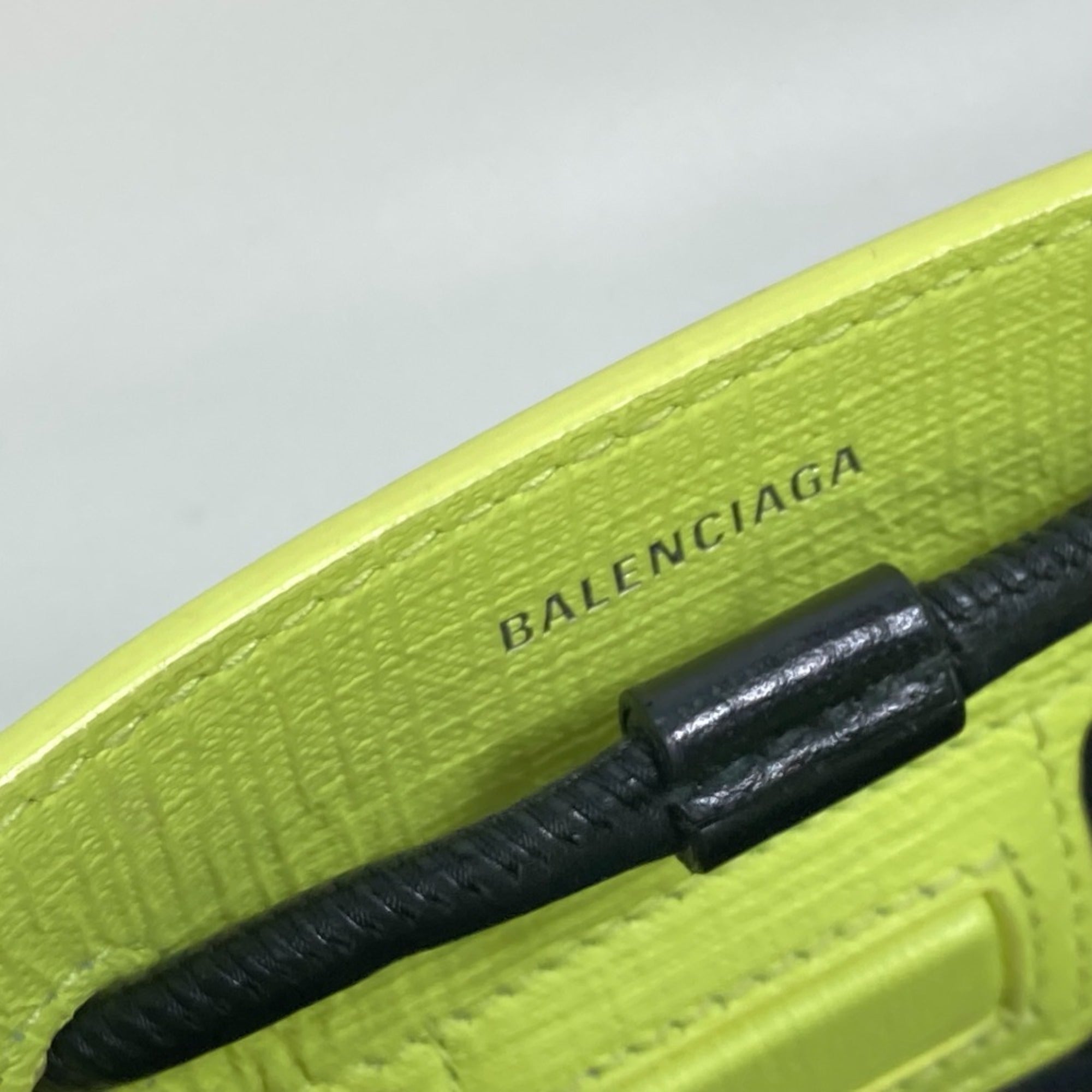 Balenciaga Yellow Leather Tote Bag (Pre-Owned)