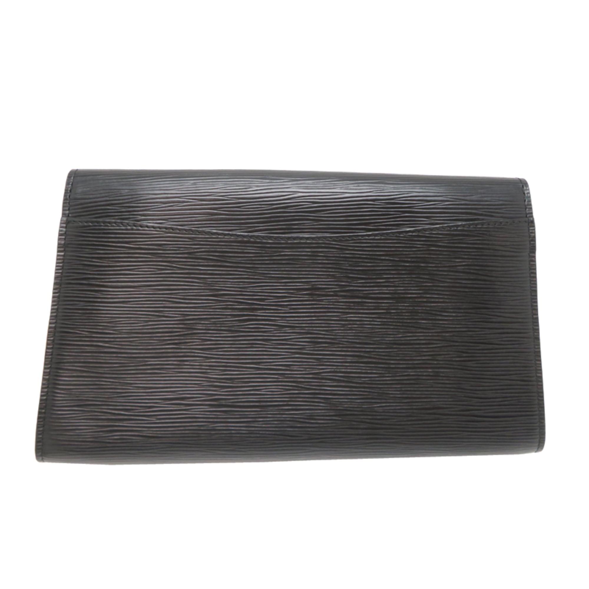 Louis Vuitton Black Epi Leather Clutch Bag (Pre-Owned)