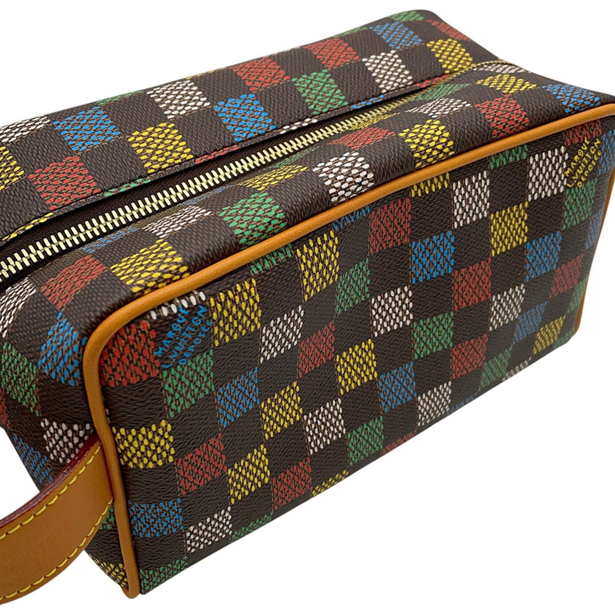 Louis Vuitton Damier Brown Damier Canvas Ebene Multi-Color Handbag (Pre-Owned)