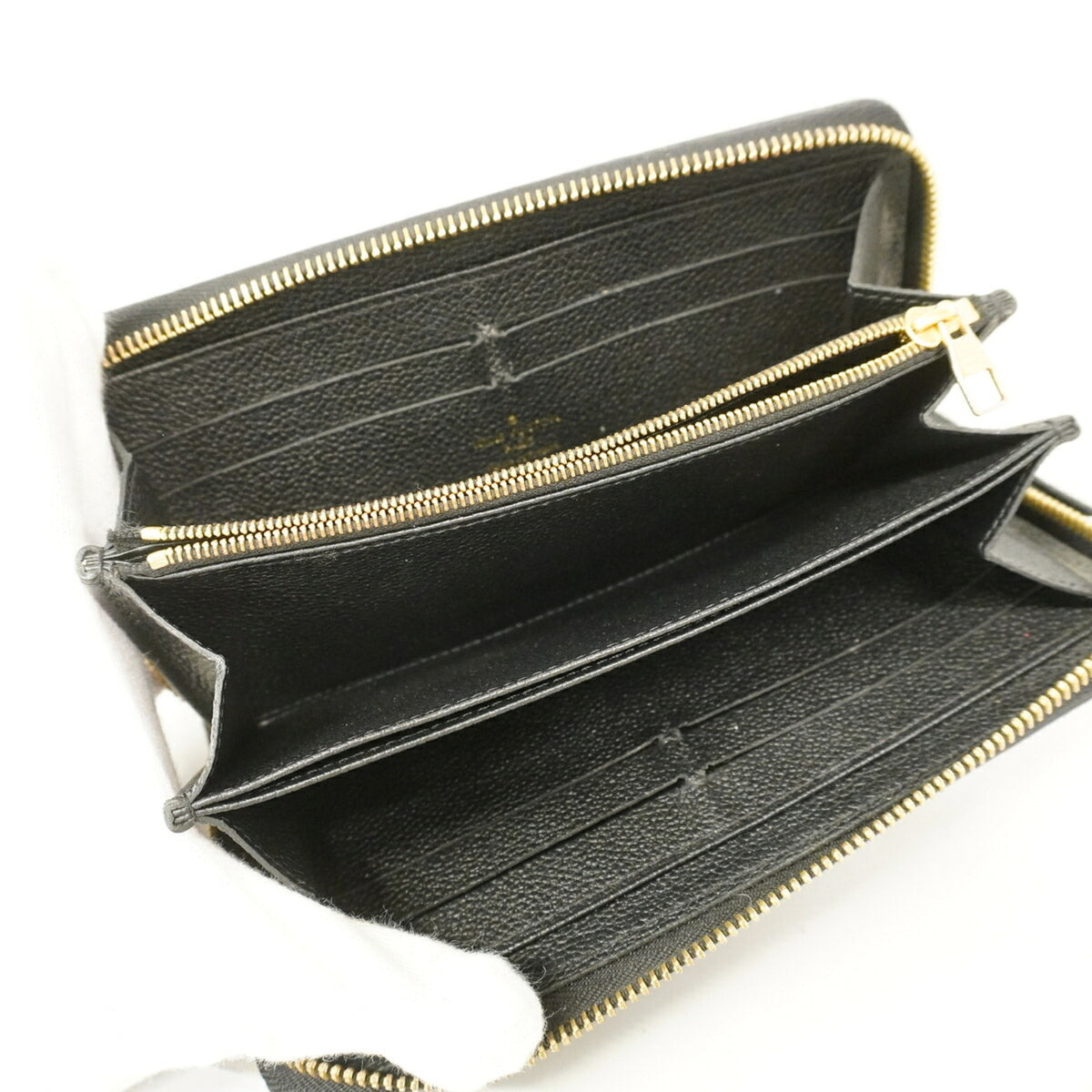 Louis Vuitton Noir Long Wallet (Bi-Fold) (Pre-Owned)