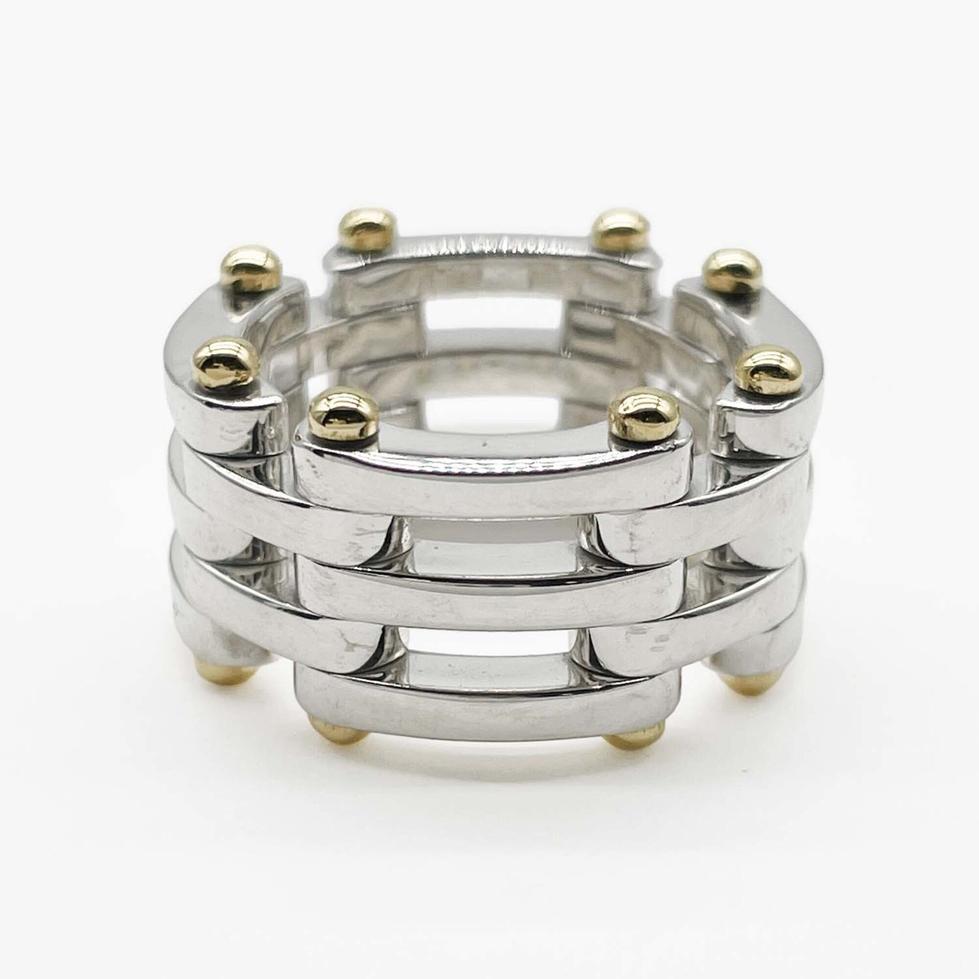 Tiffany Yellow Gold (18K) Silver 925 Band Ring (Pre-Owned)