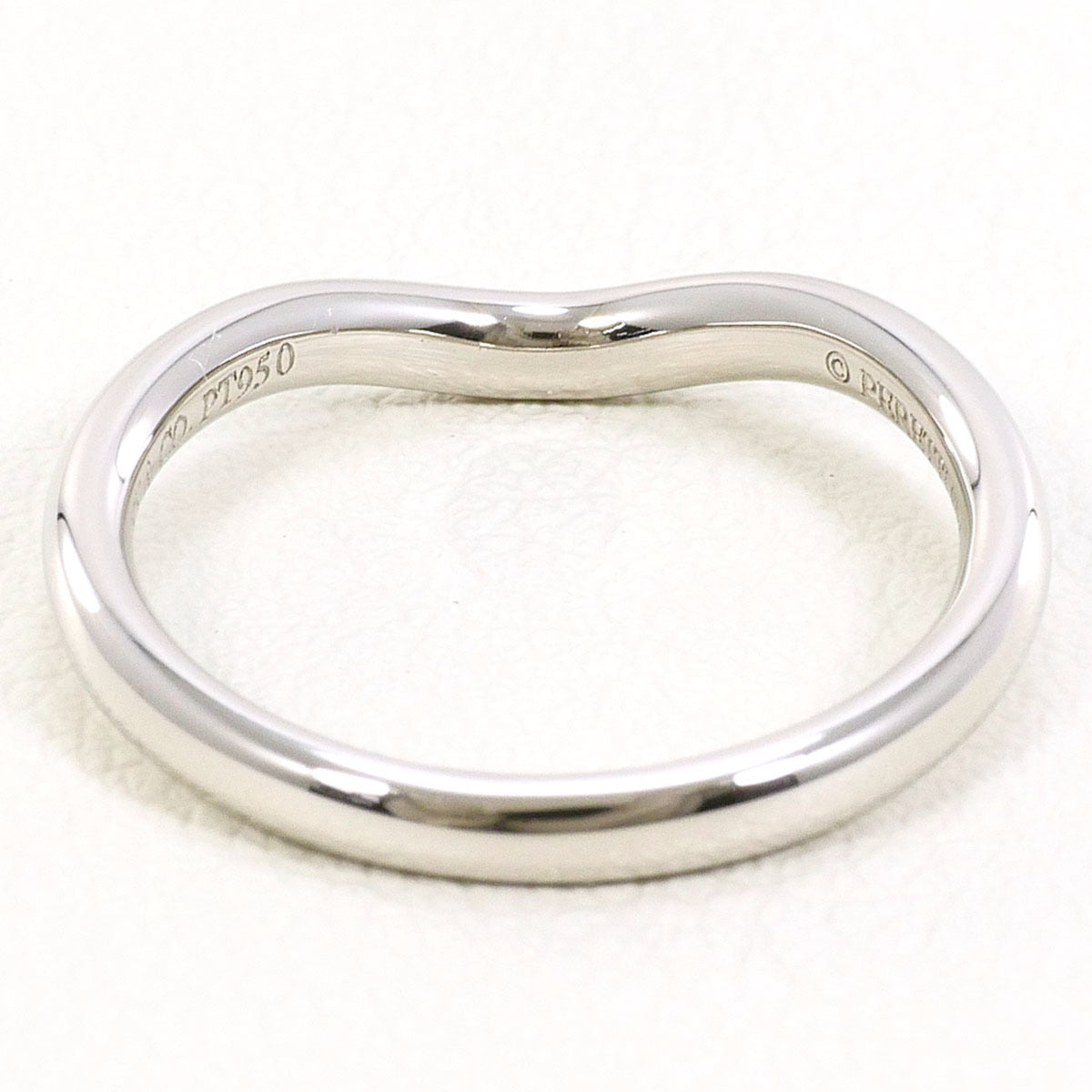 Tiffany Platinum 950 Band Ring (Pre-Owned)