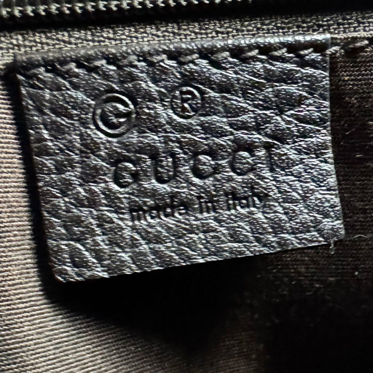 Gucci Brown Coated Canvas Leather Shoulder Bag (Pre-Owned)