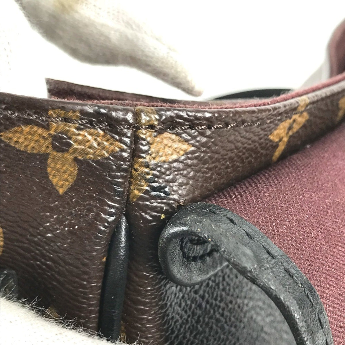 Louis Vuitton Black Brown Monogram Canvas Pochette Shoulder Bag (Pre-Owned)