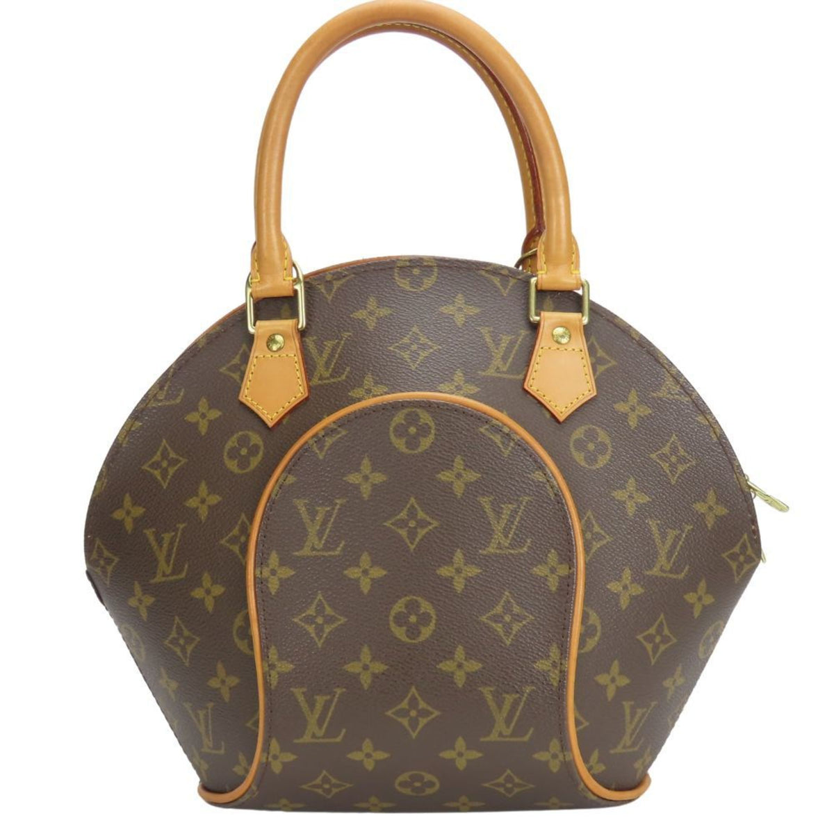 Louis Vuitton Brown Monogram Leather Handbag (Pre-Owned)