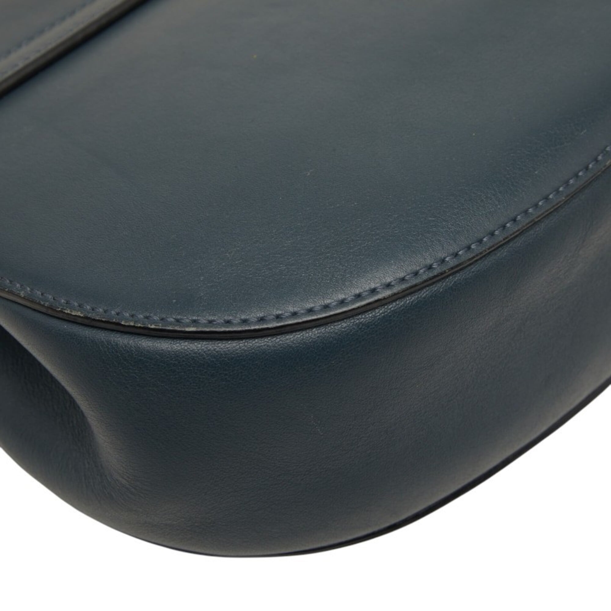Chloé Drew Gray Suede Leather Shoulder Bag (Pre-Owned)
