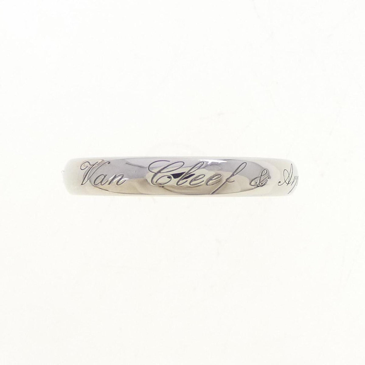 Van Cleef & Arpels Platinum 950 Band Ring (Pre-Owned)
