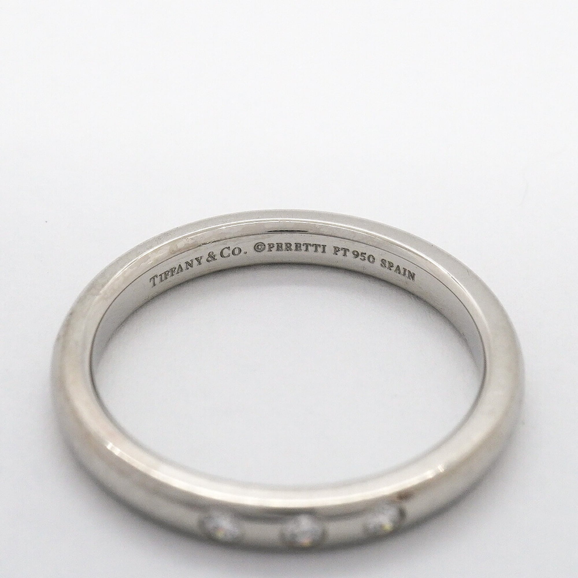 Tiffany Platinum 950 Band Ring (Pre-Owned)