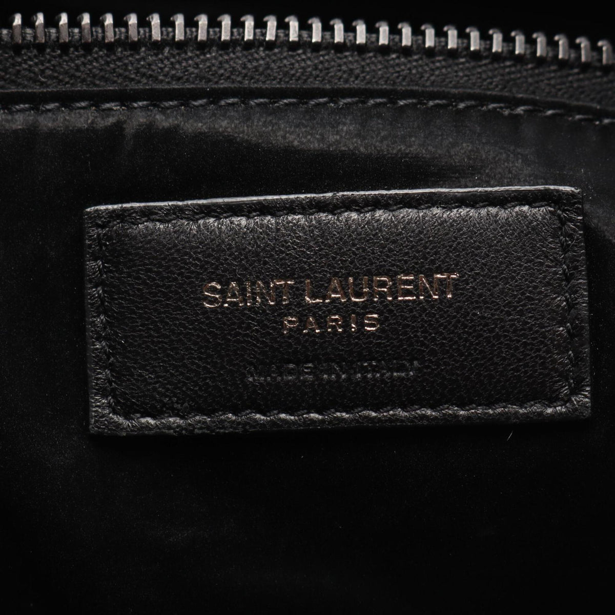 Saint Laurent Black Nylon Handbag Tote Bag (Pre-Owned)